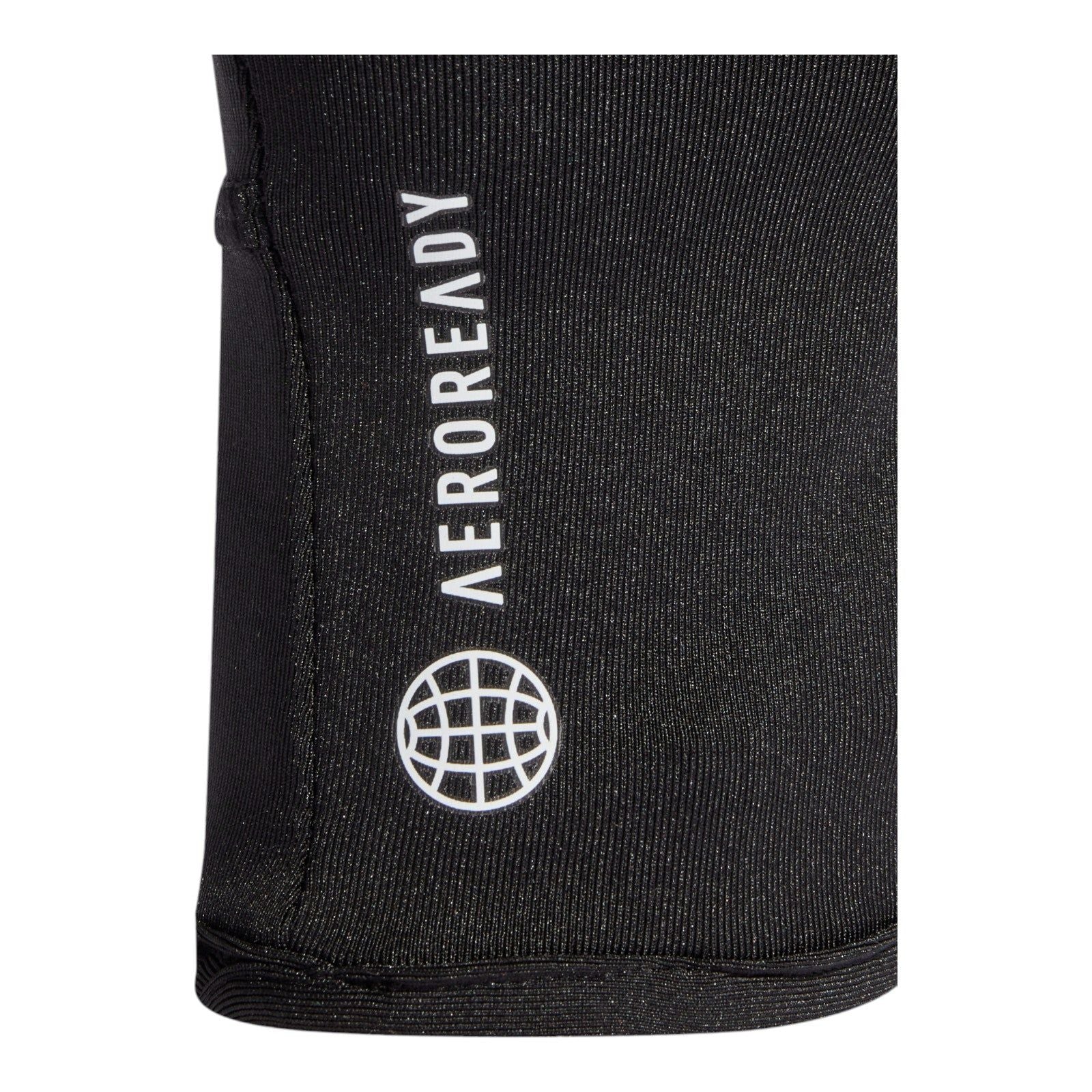adidas AeroReady Running Gloves - Black - ViaductClothing - -