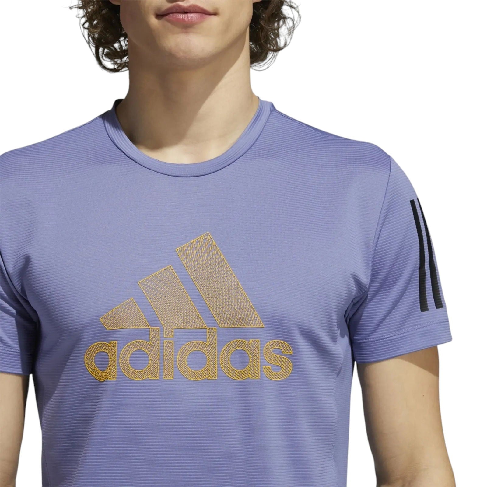 adidas Aeroknit Warrior Short Sleeve T-Shirt - Orbit Violet - ViaductClothing - -