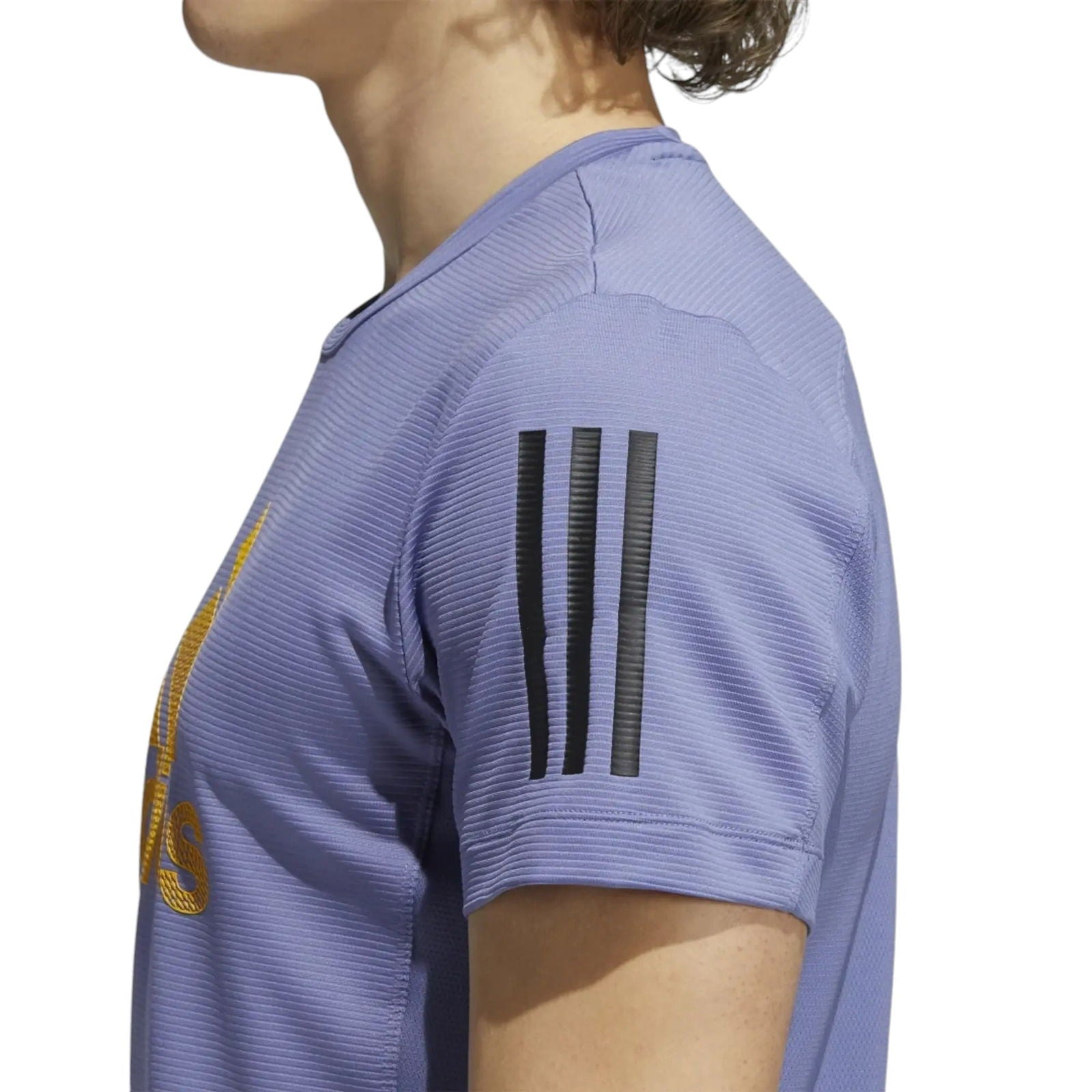 adidas Aeroknit Warrior Short Sleeve T-Shirt - Orbit Violet - ViaductClothing - -