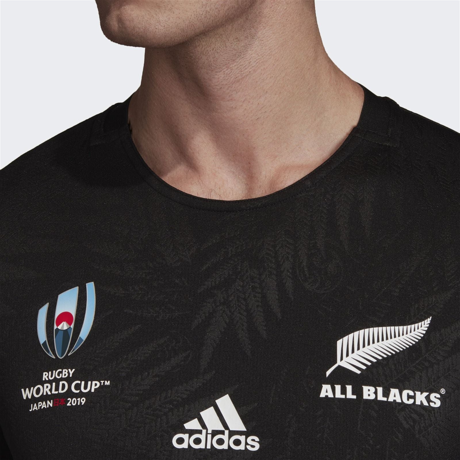 adidas All Blacks Rugby World Cup Y-3 Home Performance Jersey - Black - ViaductClothing - -