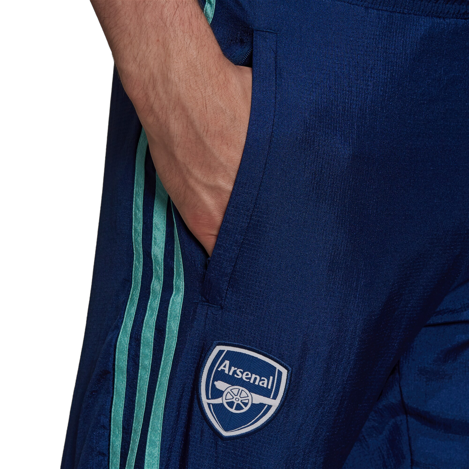 adidas Arsenal Icon Woven Track Pants - Mystery Blue - ViaductClothing - -