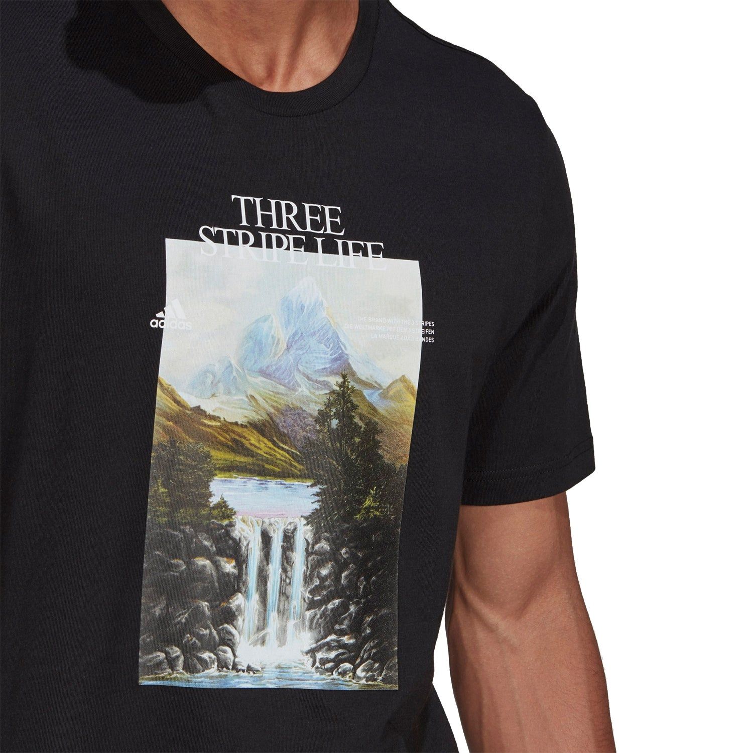adidas Athletics Graphic Tee - Black - ViaductClothing - -