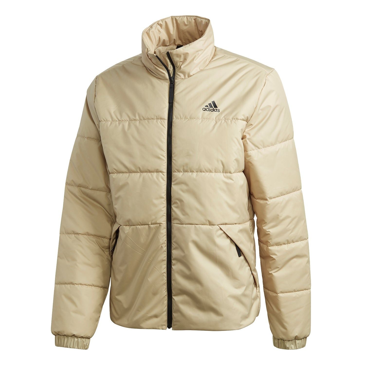 adidas BSC 3-Stripes Insulated Winter Jacket - Beige - ViaductClothing - -