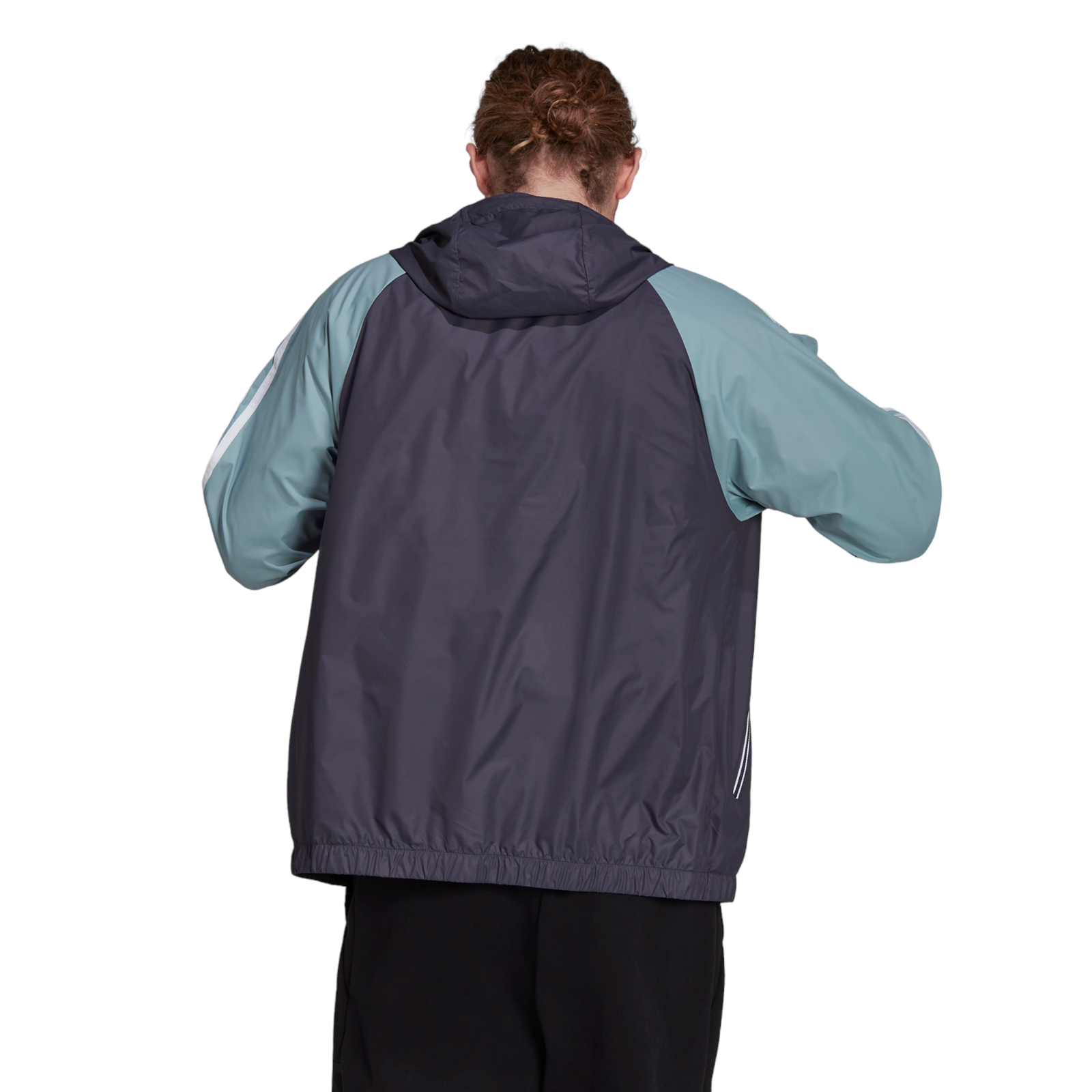 adidas BSC 3-Stripes Wind Jacket - Blue - ViaductClothing - -