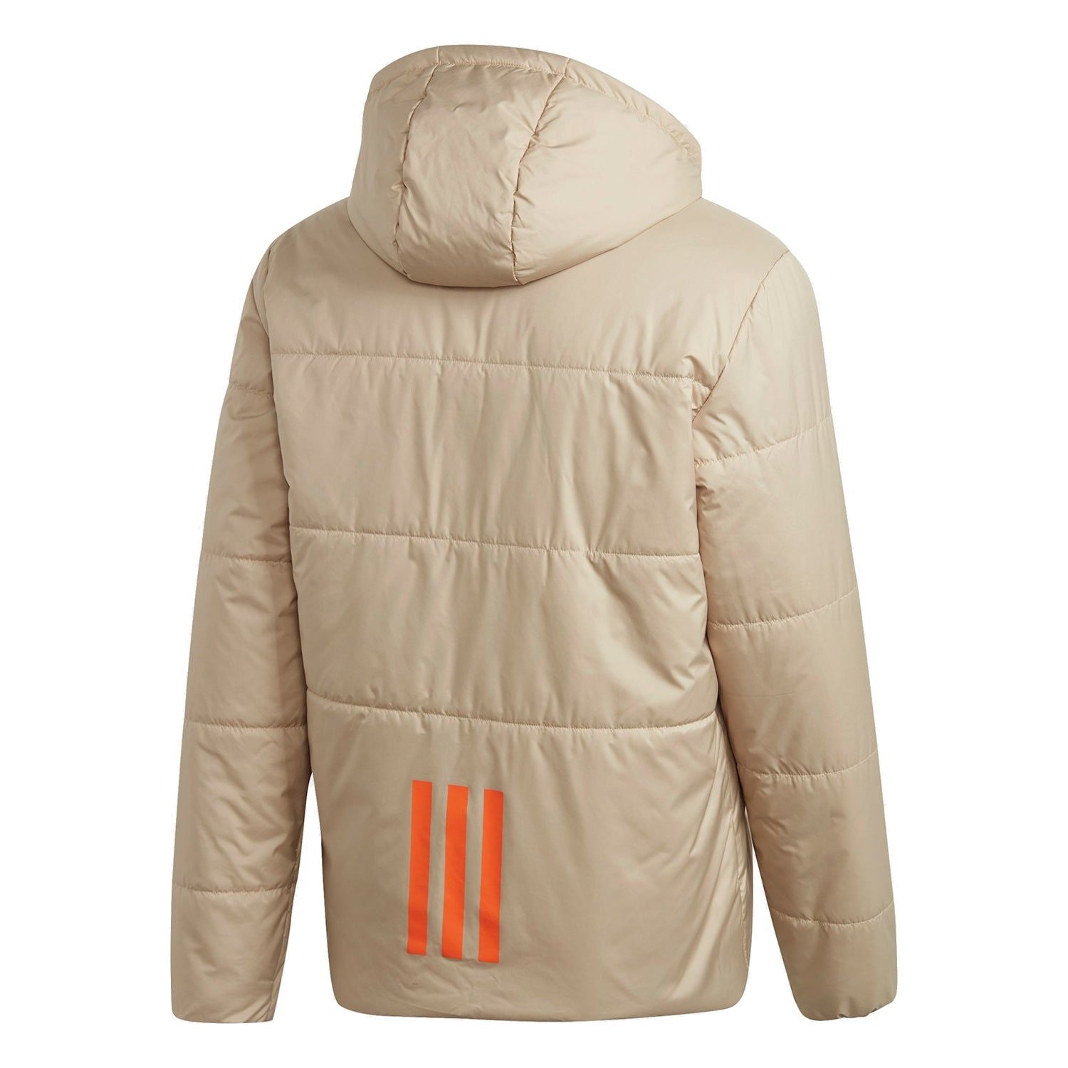 adidas BSC Insulated Padded Puffer Hooded Jacket - Beige - ViaductClothing - -