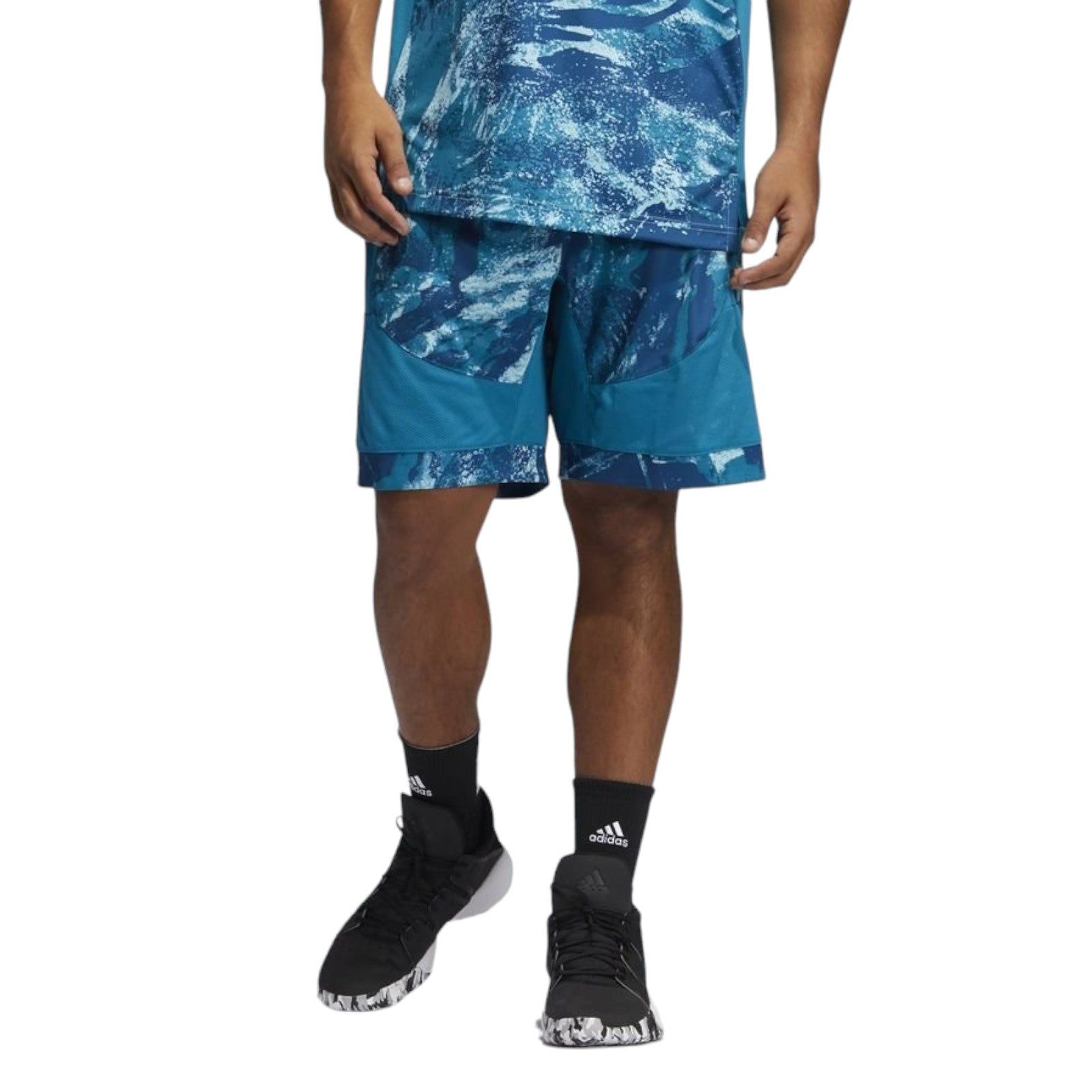 adidas Ball for the Oceans Creator Basketball Shorts - Hazy Sky Blue - ViaductClothing - -