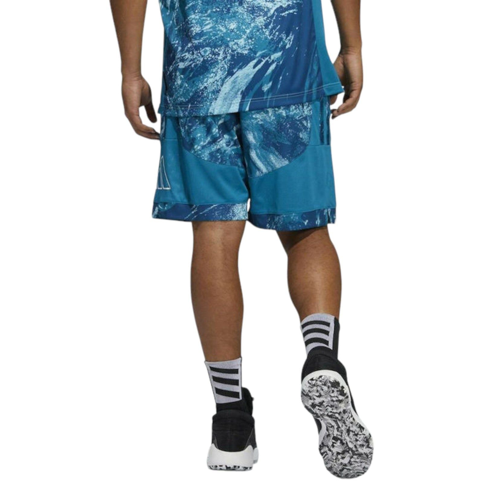 adidas Ball for the Oceans Creator Basketball Shorts - Hazy Sky Blue - ViaductClothing - -