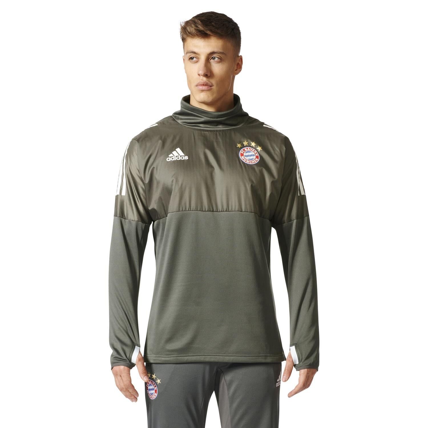 adidas Bayern Munich UCL Hybrid Top - Green - ViaductClothing - -