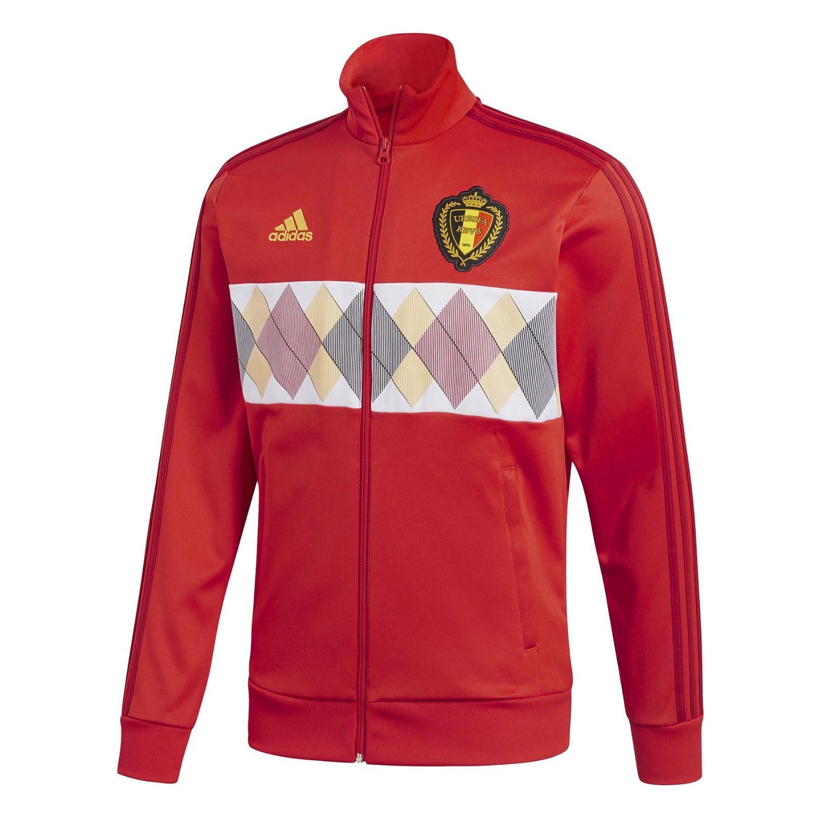 adidas Belgium Track Top 2018 - Red - ViaductClothing - -