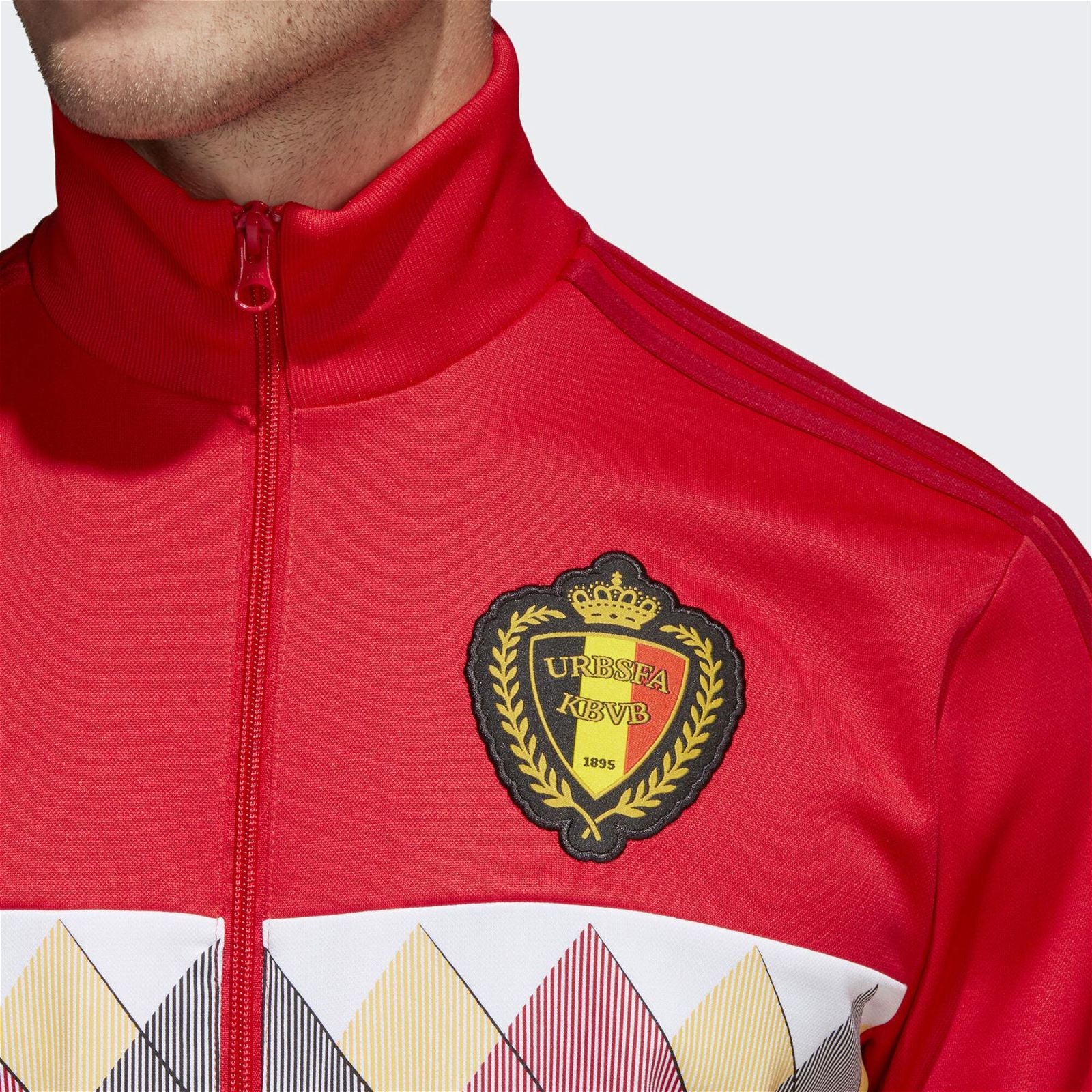 adidas Belgium Track Top 2018 - Red - ViaductClothing - -