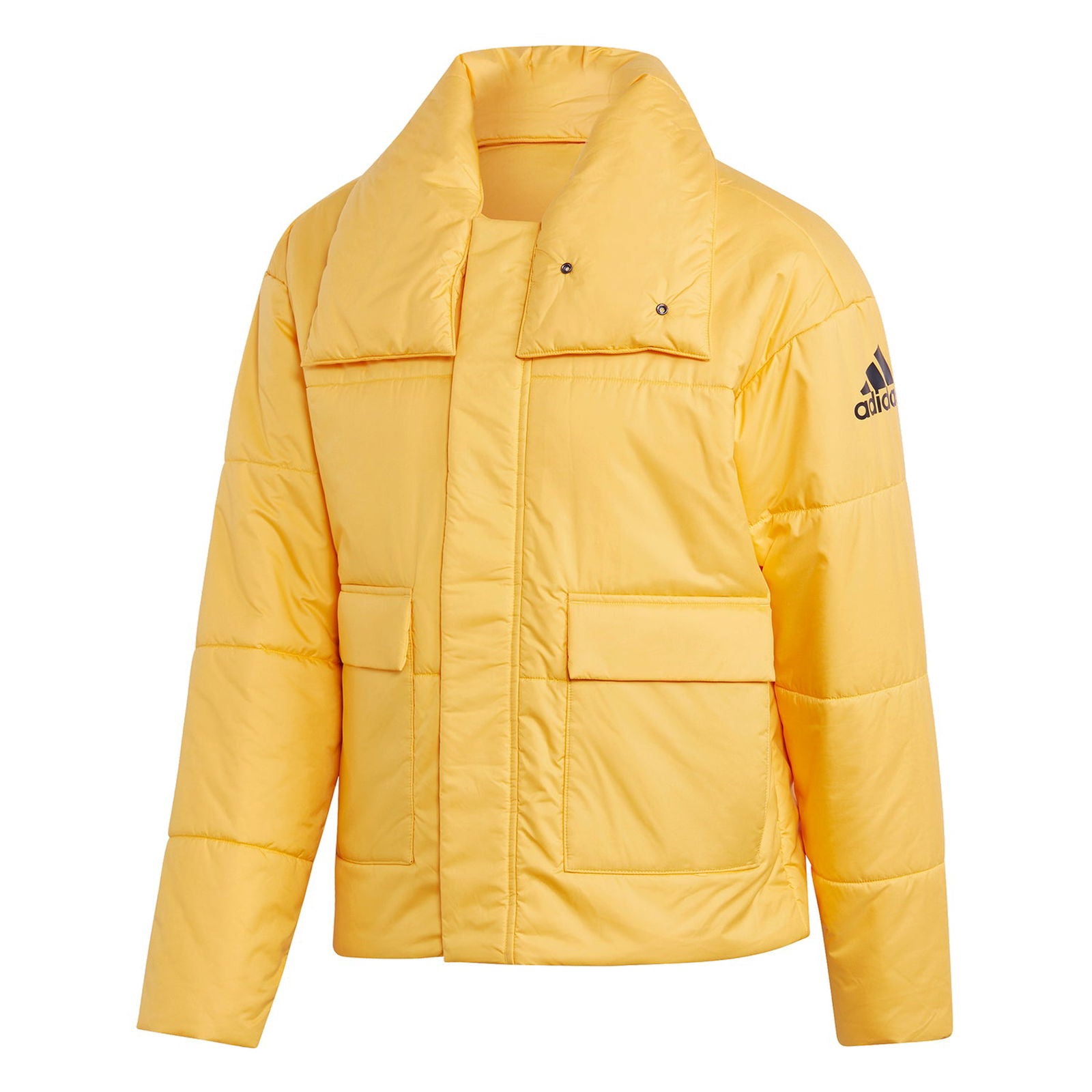 adidas Big Baffle Bomber Jacket - Yellow - ViaductClothing - -