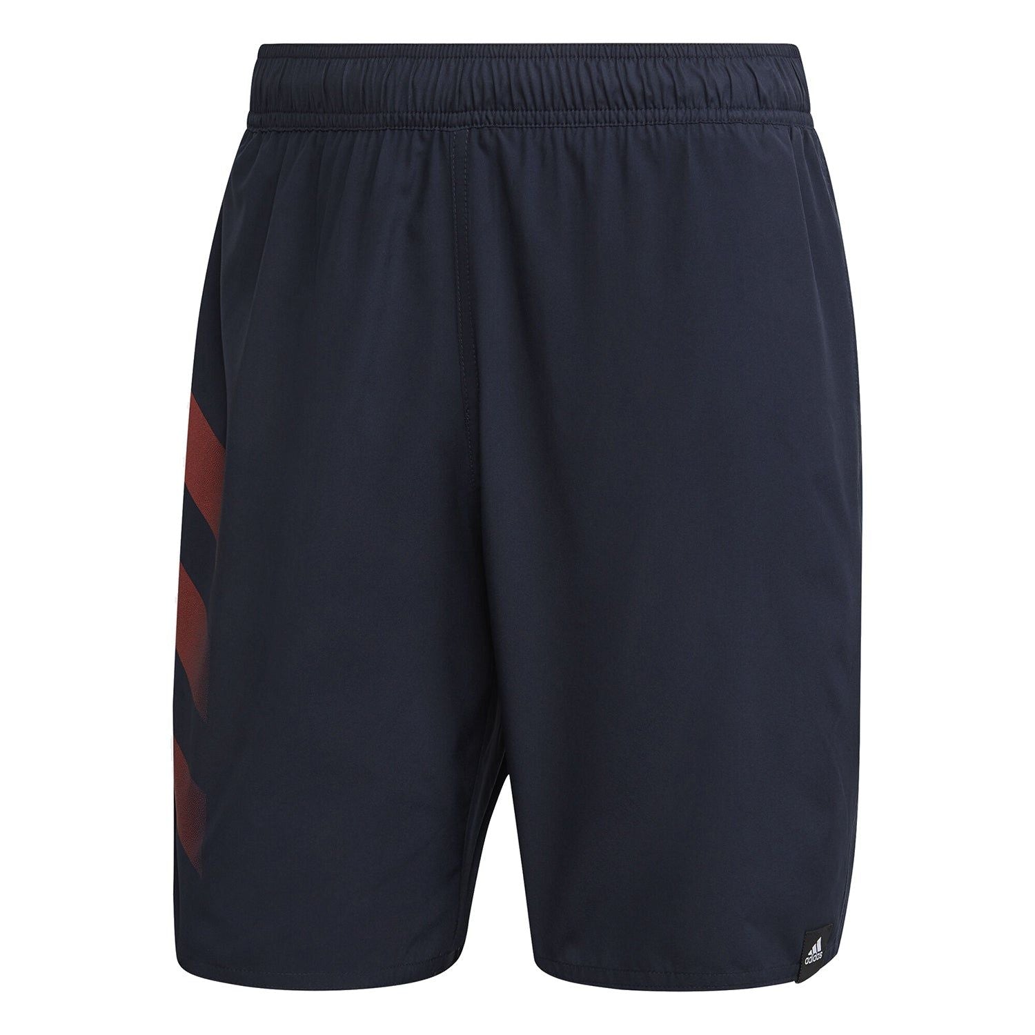 adidas Bold 3-Stripes CLX Swim Mens Shorts - Legend Ink - ViaductClothing - -