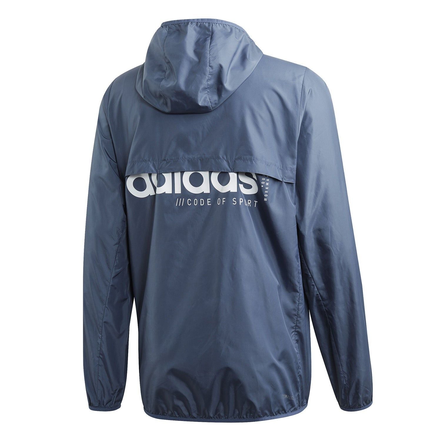 adidas Brilliant Basics Windbreaker - Blue - ViaductClothing - -