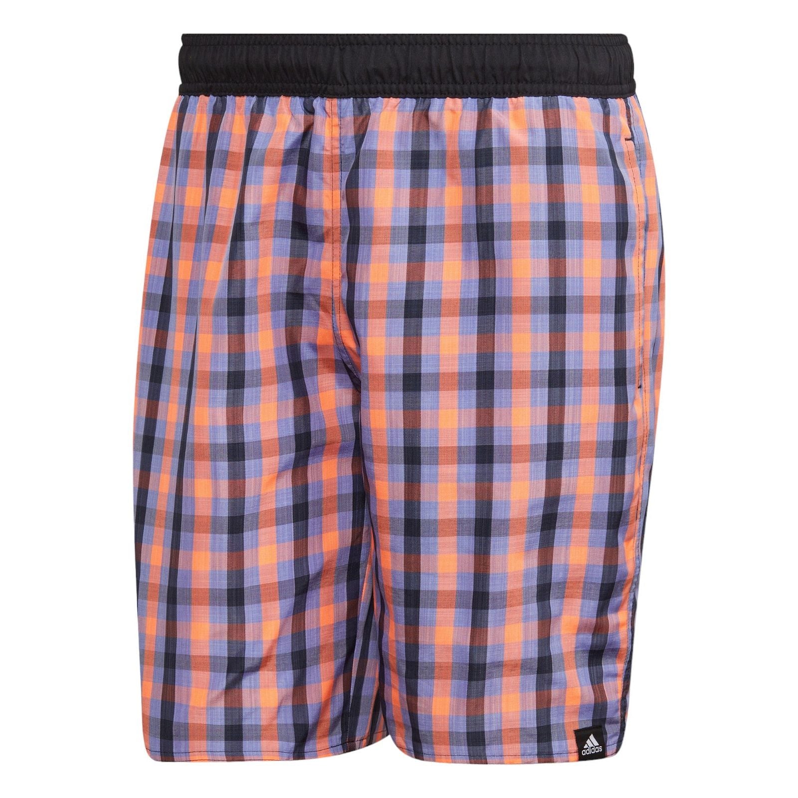 adidas Classic-Length Check Swim Shorts - Multi - ViaductClothing - -