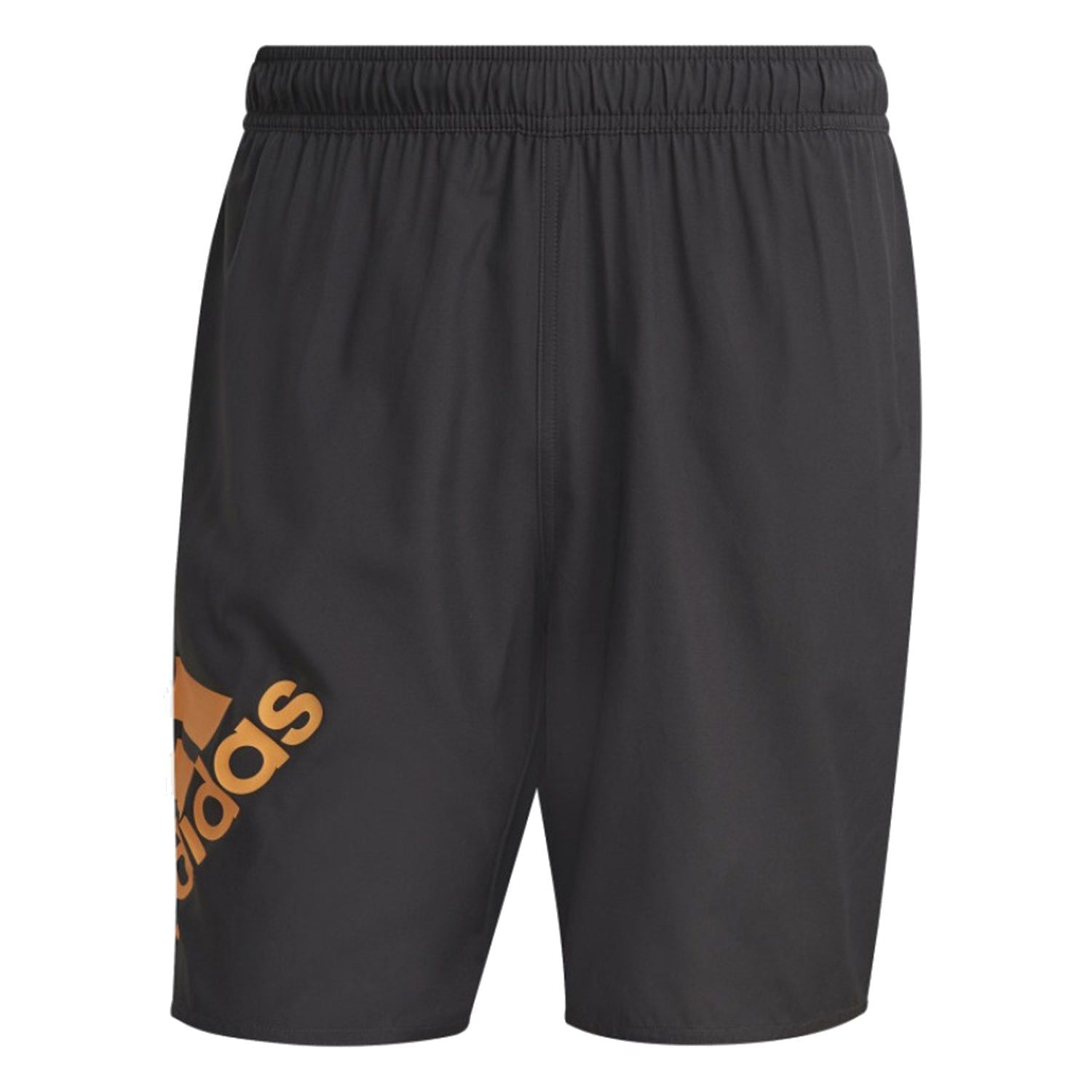 adidas Classic-Length Logo Swim Shorts - Black - ViaductClothing - -