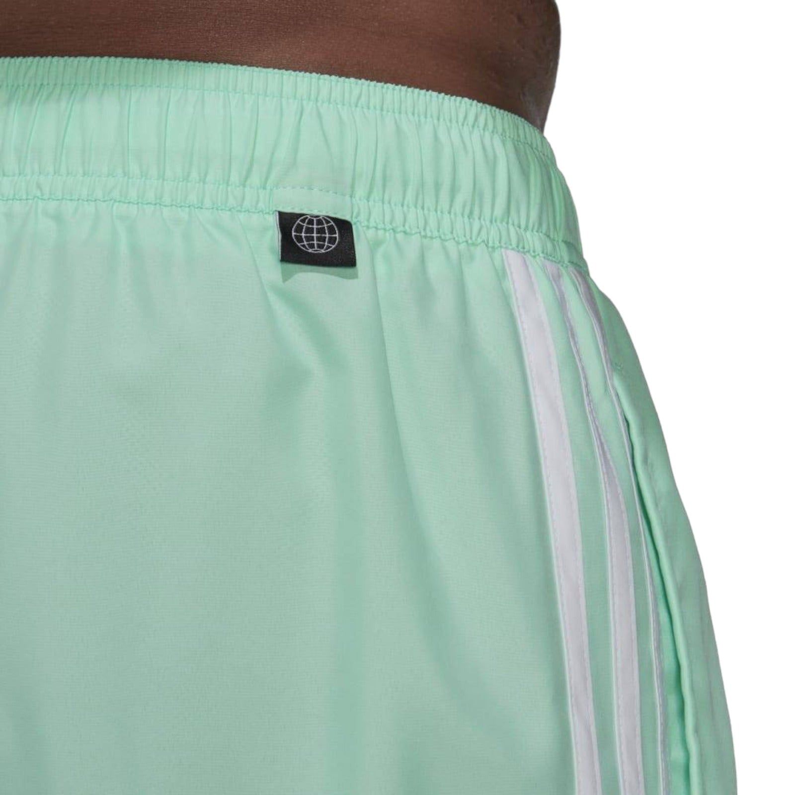 adidas Classic 3-Stripes Men's Swimwear Shorts - Green - ViaductClothing - -