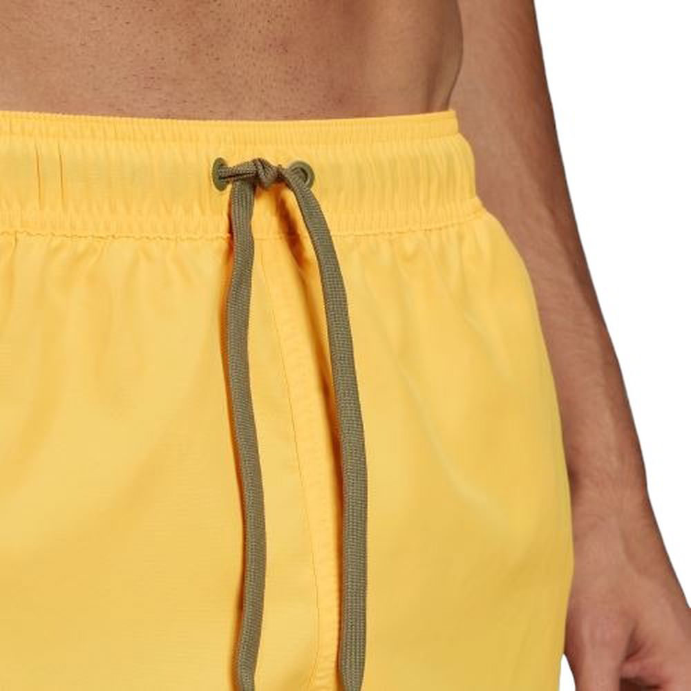 adidas Classic 3 Stripes Swim Shorts - Yellow - ViaductClothing - -