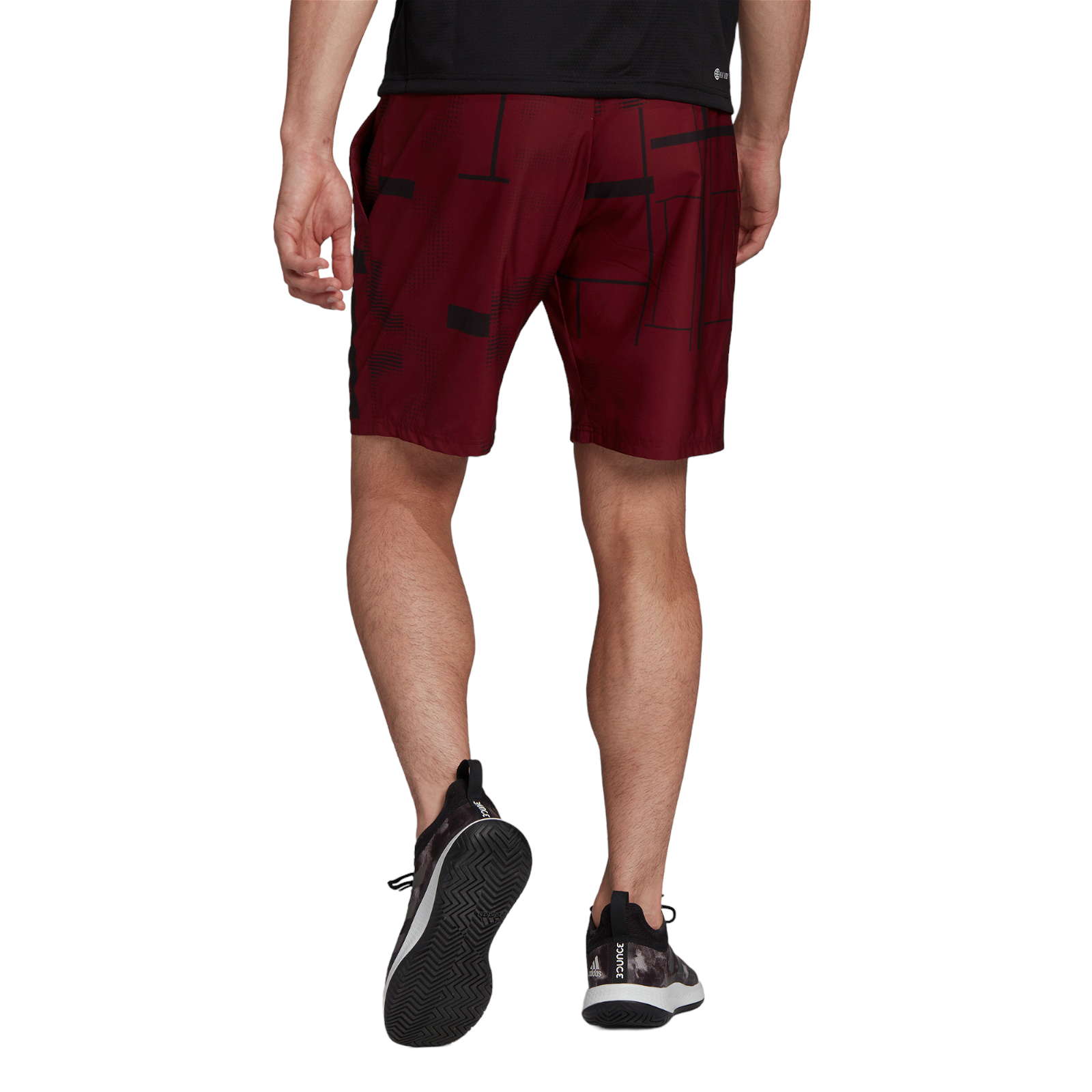 adidas Club Graphic Tennis Short - Red - ViaductClothing - -