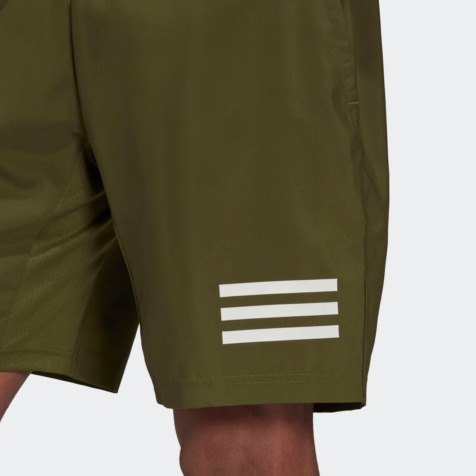 adidas Club Tennis 3-Stripes Shorts - Green - ViaductClothing - -