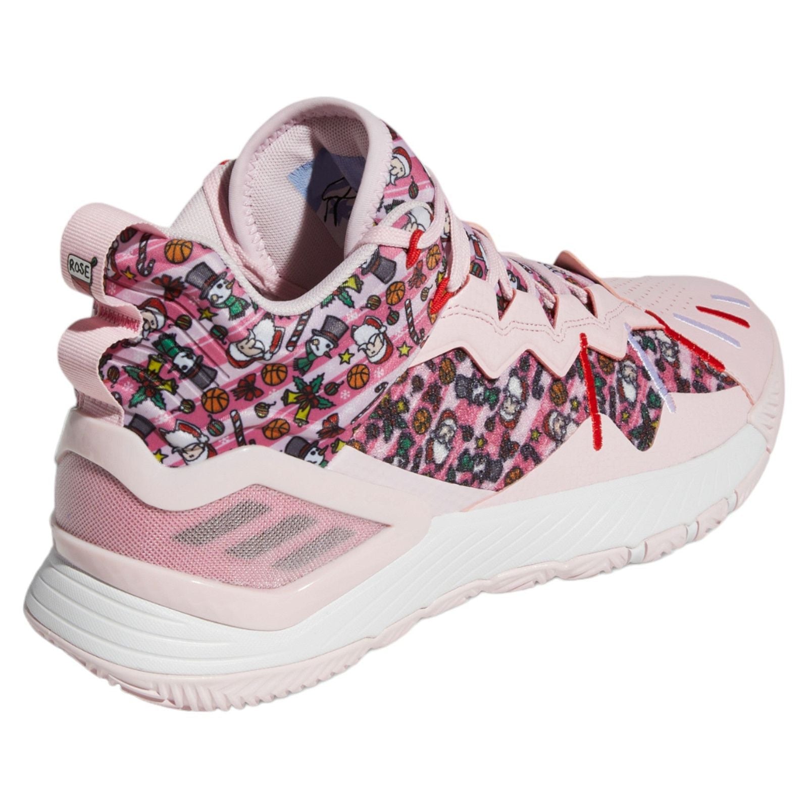 adidas D Rose Son of Chi Christmas Basketball Shoes - Clear Pink - ViaductClothing - -