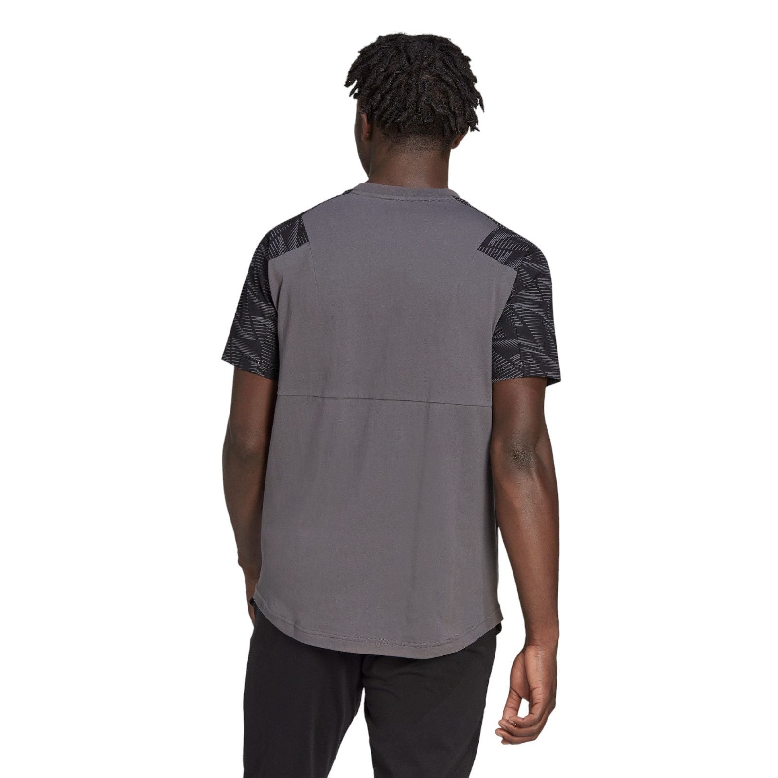 adidas Designed For Gameday Travel T-Shirt - Grey - ViaductClothing - -