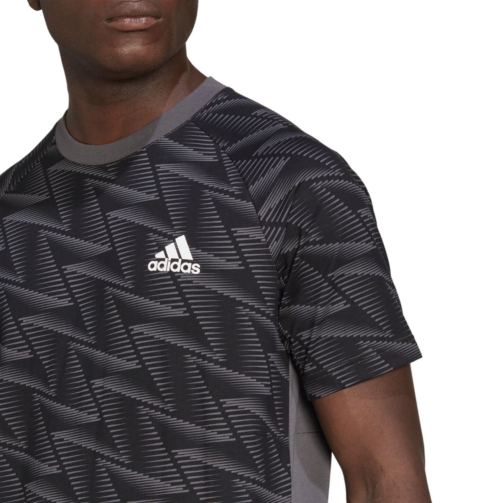 adidas Designed For Gameday Travel T-Shirt - Grey - ViaductClothing - -
