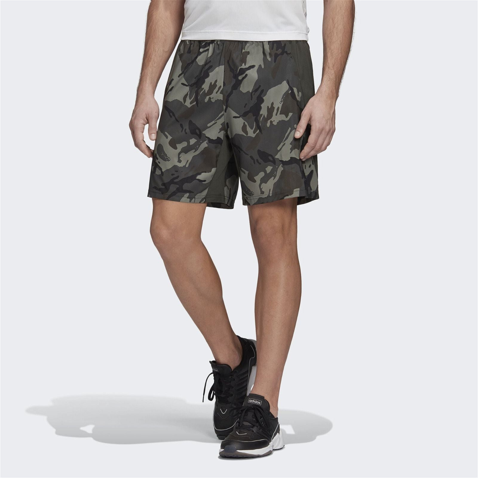 adidas Designed to Move Primeblue Camo Shorts - Green - ViaductClothing - -