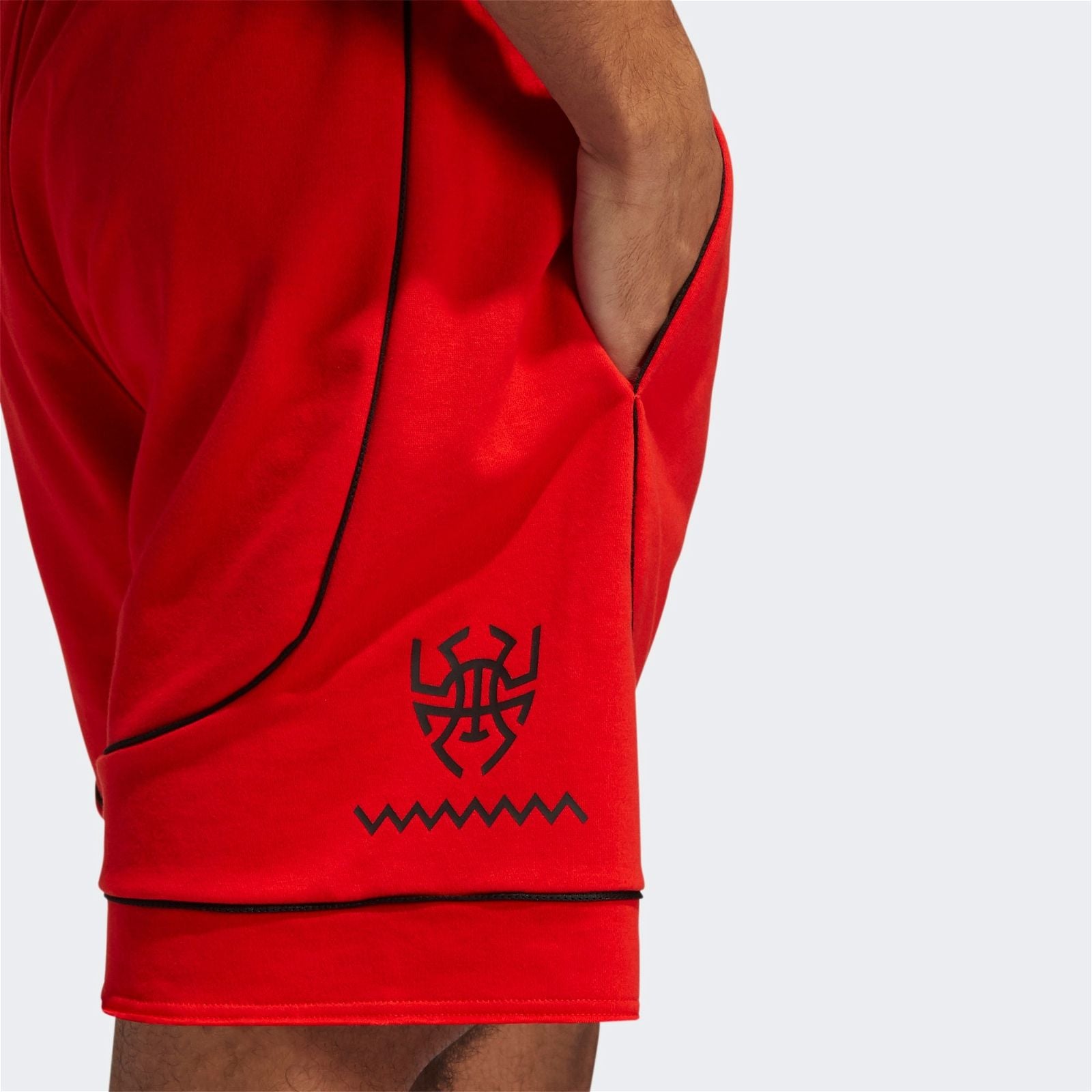 adidas Donovan Mitchell DON Issue #2 Shorts - Red - ViaductClothing - -