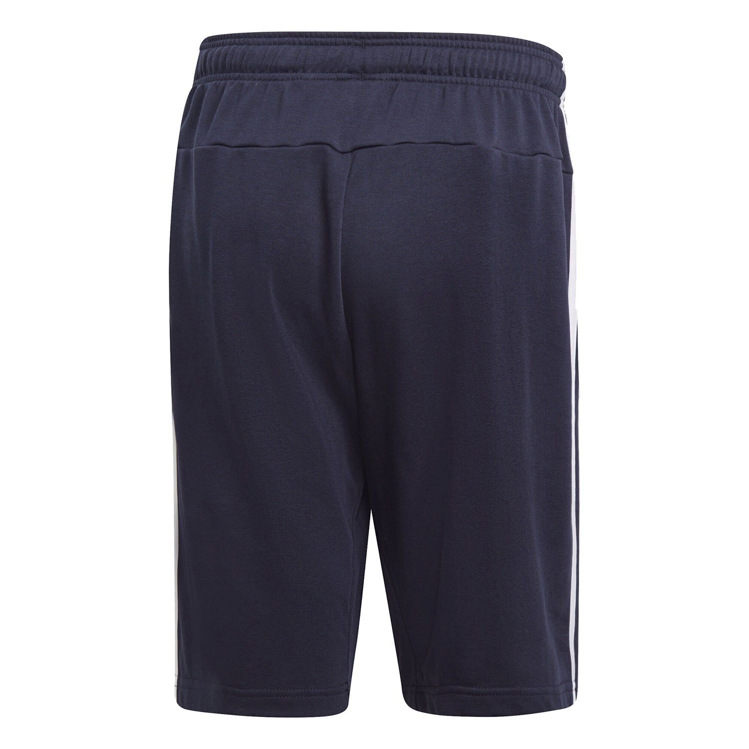 adidas Essentials 3-Stripes French Terry Shorts - Navy - ViaductClothing - -