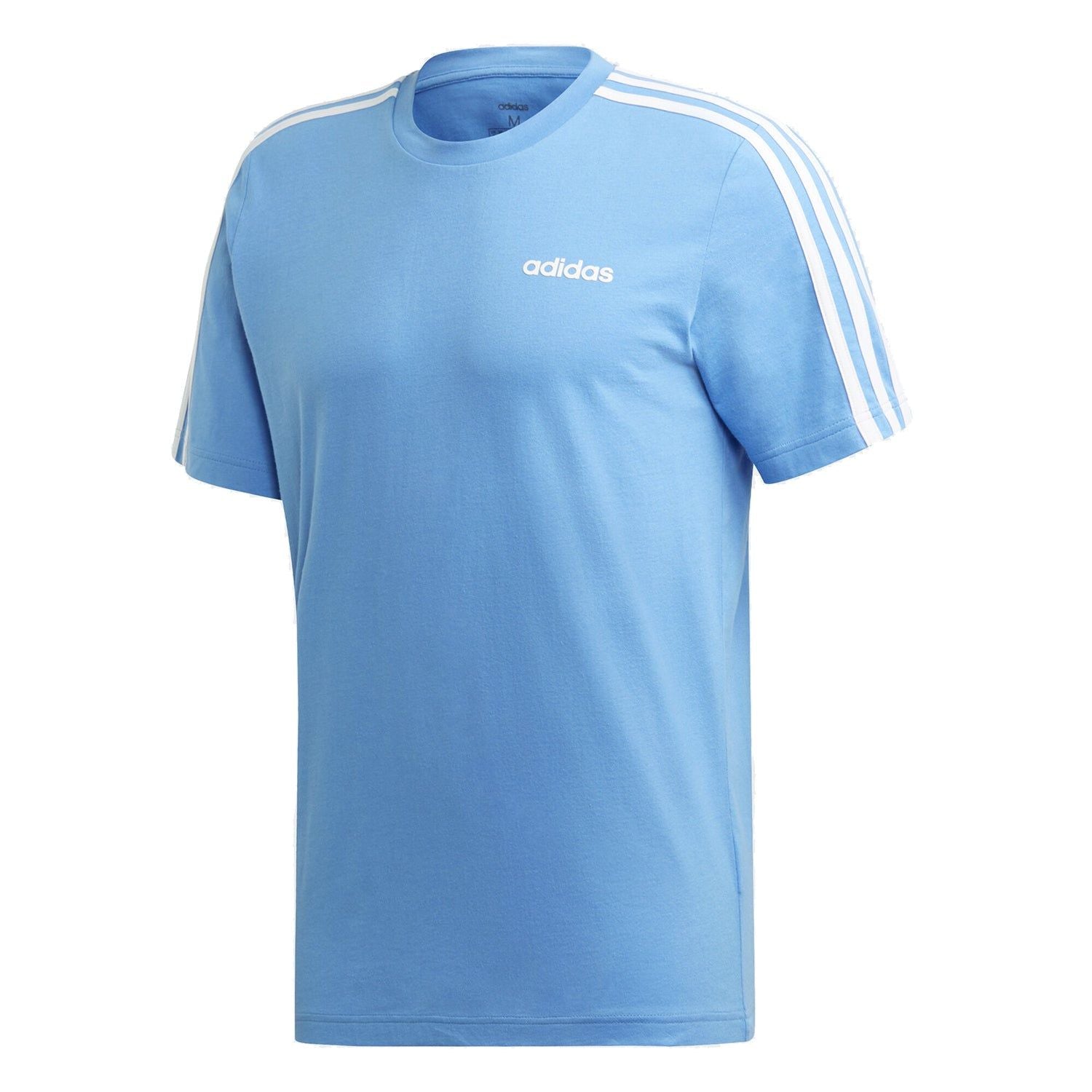 adidas Essentials 3-Stripes T-Shirt - Blue - ViaductClothing - -