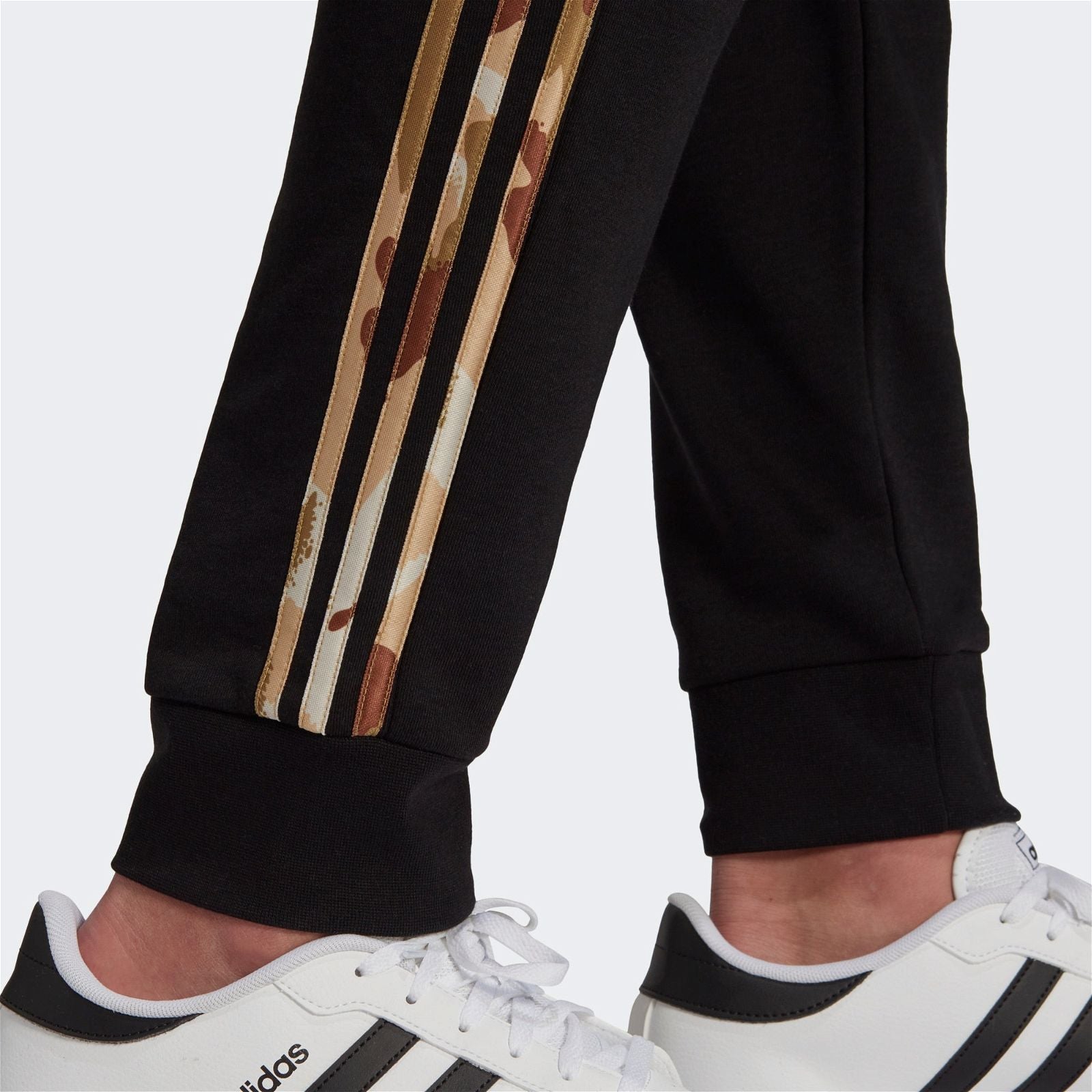 adidas Essentials Camouflage Pants - Black - ViaductClothing - -