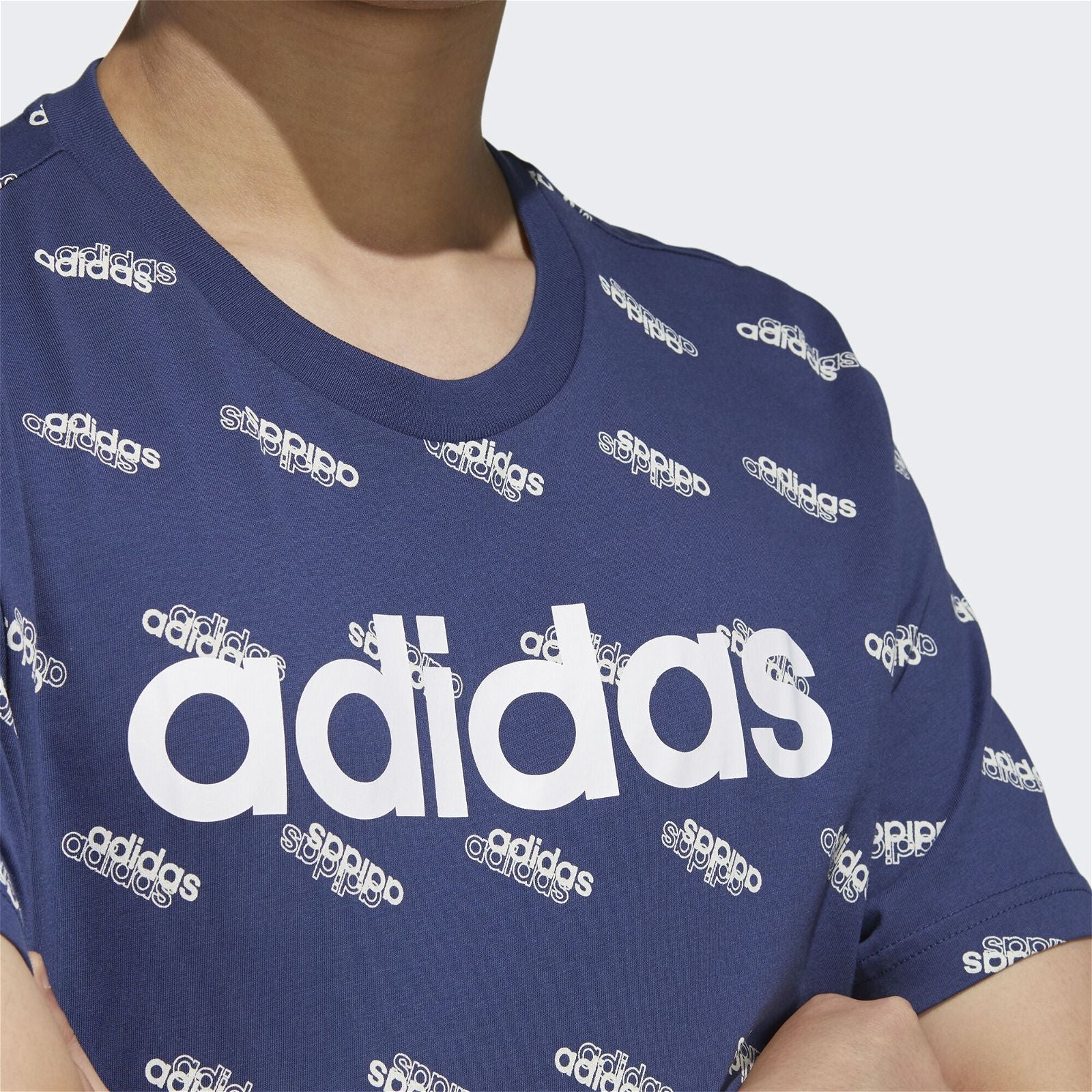 adidas Essentials Favorites Tee - Blue - ViaductClothing - -