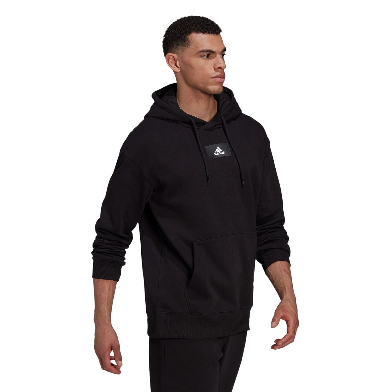 adidas Essentials Feelvivid Mens Overhead Hoodie - Black - ViaductClothing - -