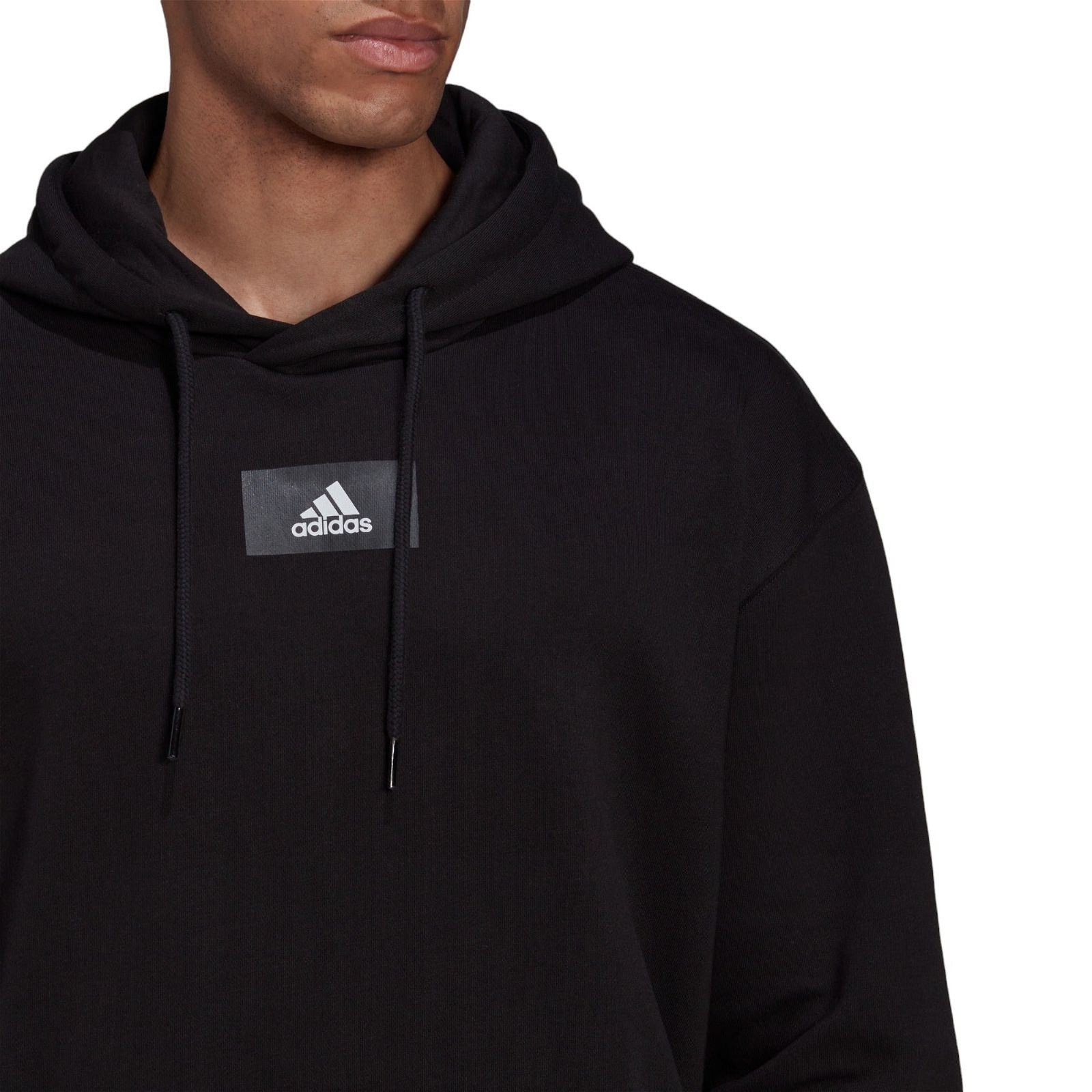 adidas Essentials Feelvivid Mens Overhead Hoodie - Black - ViaductClothing - -