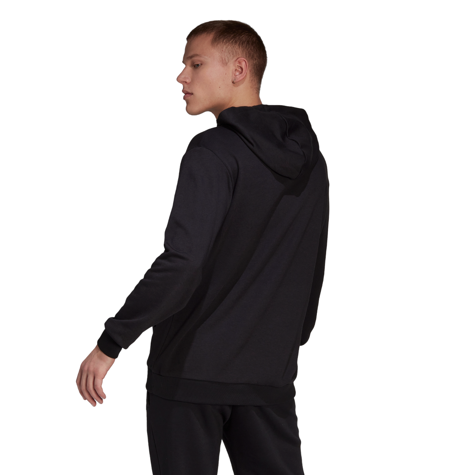 adidas Essentials French Terry Camo-Print Hoodie - Black - ViaductClothing - -