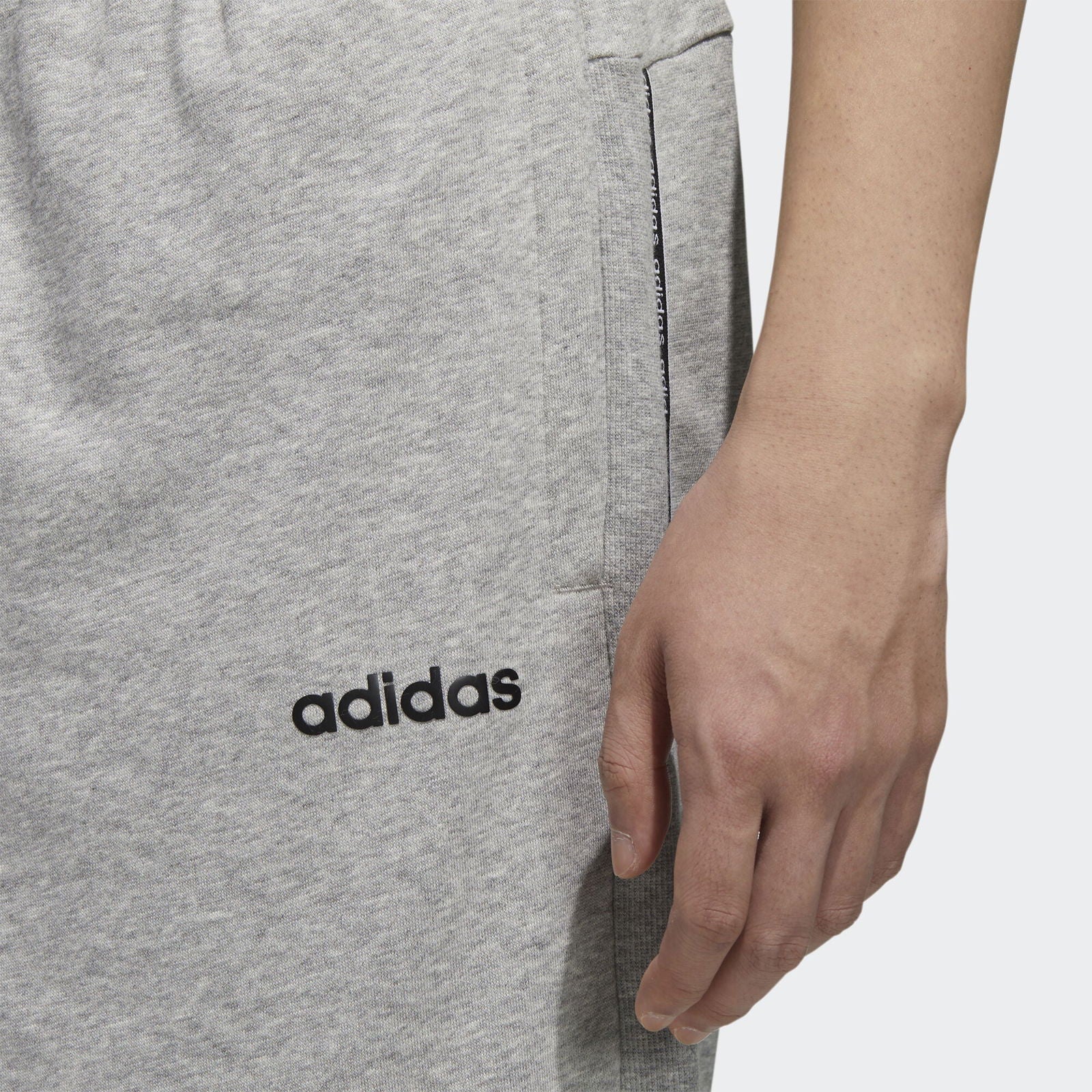 adidas Essentials Material Mix Shorts - Grey - ViaductClothing - -