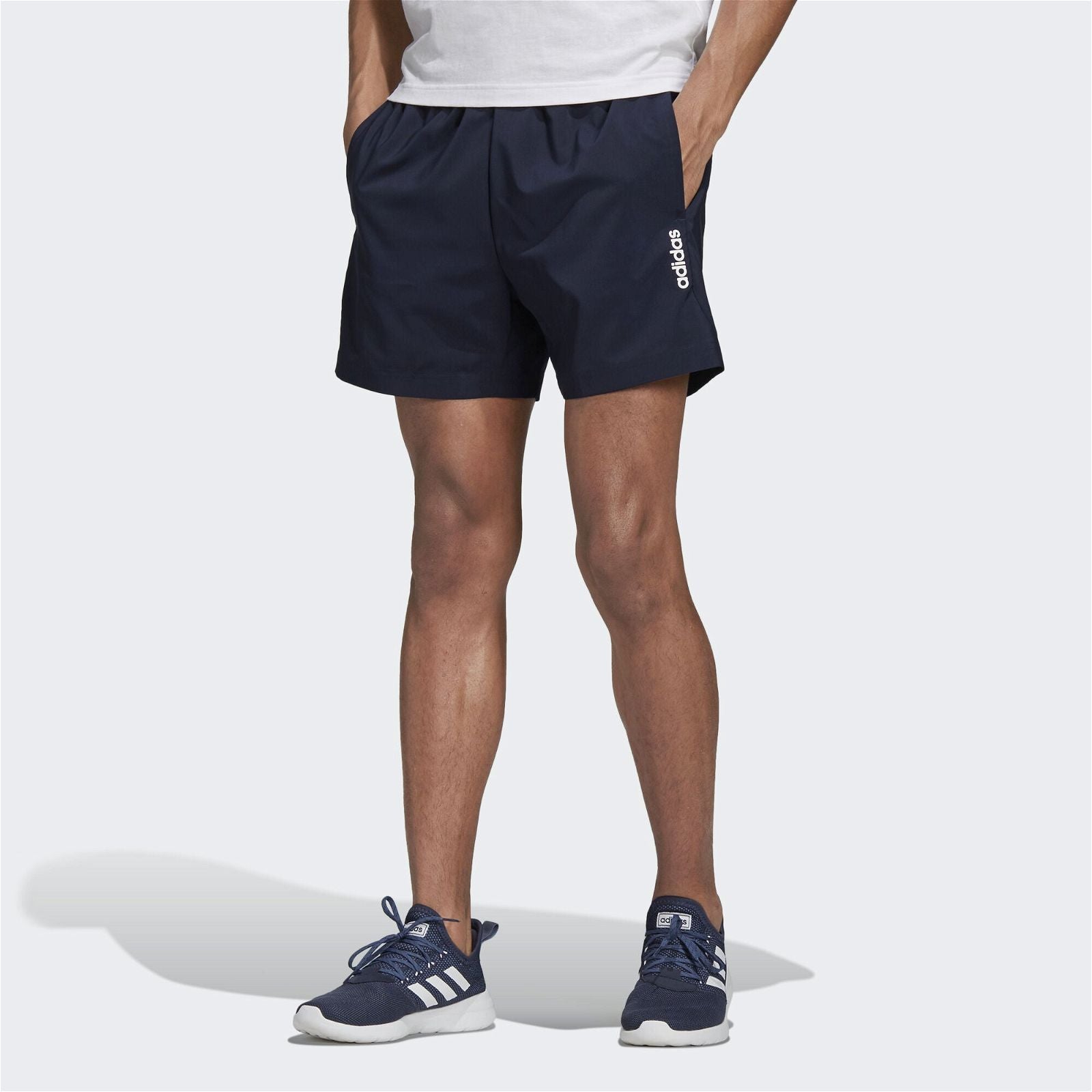 adidas Essentials Plain Chelsea Shorts - Navy - ViaductClothing - -