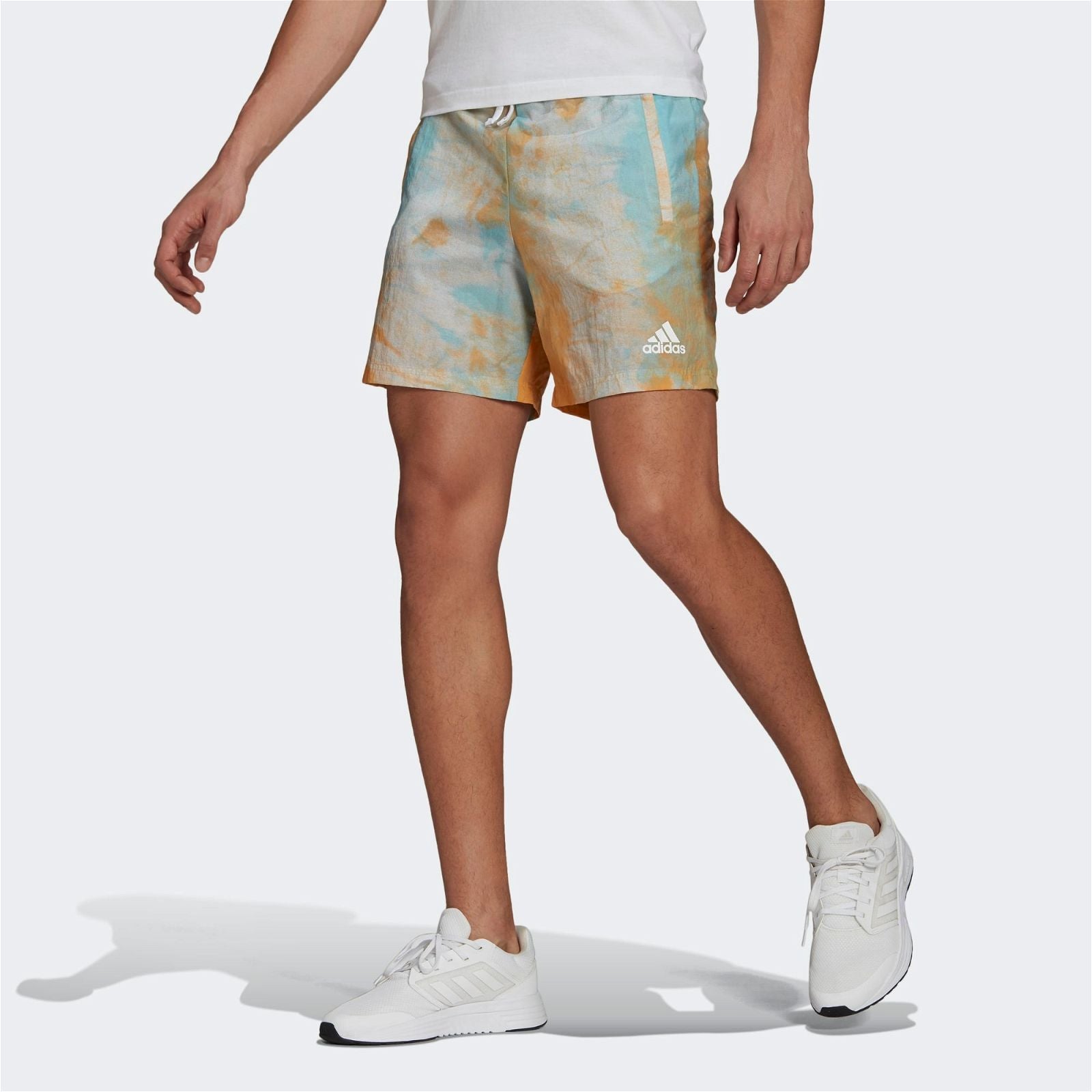 adidas Essentials Tie-Dyed Inspirational Shorts - Multi - ViaductClothing - -
