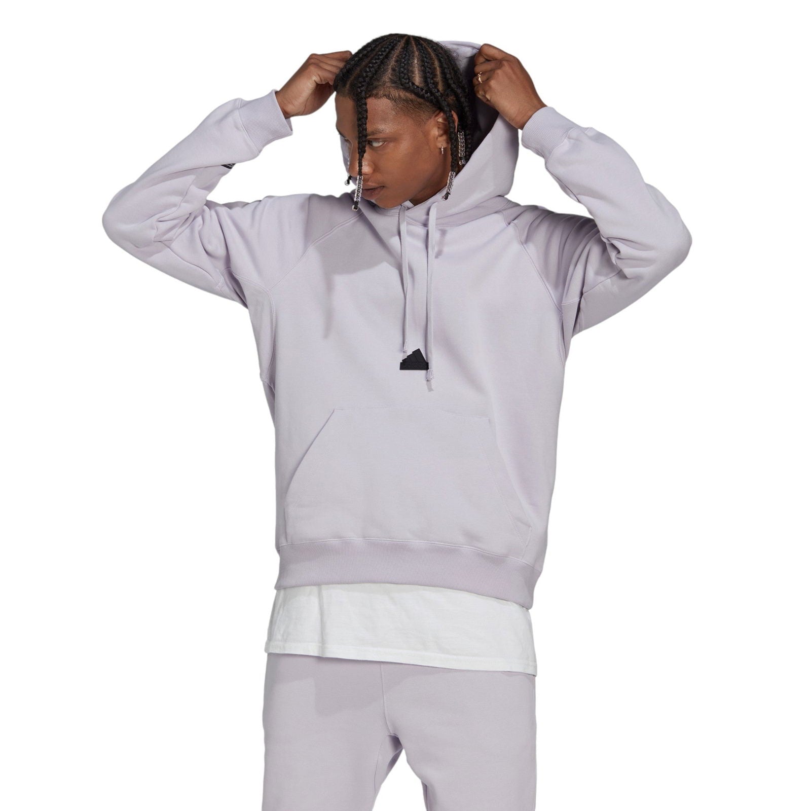 adidas Fleece Hoodie - Purple - ViaductClothing -  -