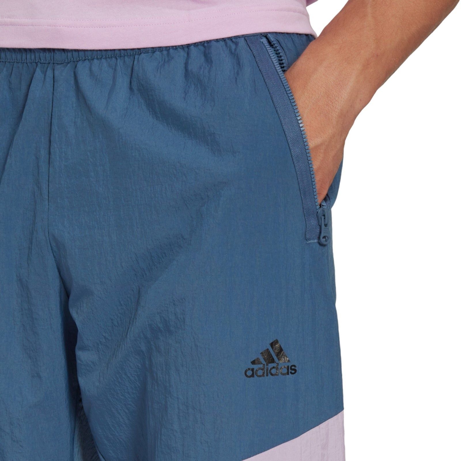 adidas Future Icons 3-Stripes Woven Bottoms - Wonder Steel - ViaductClothing - -