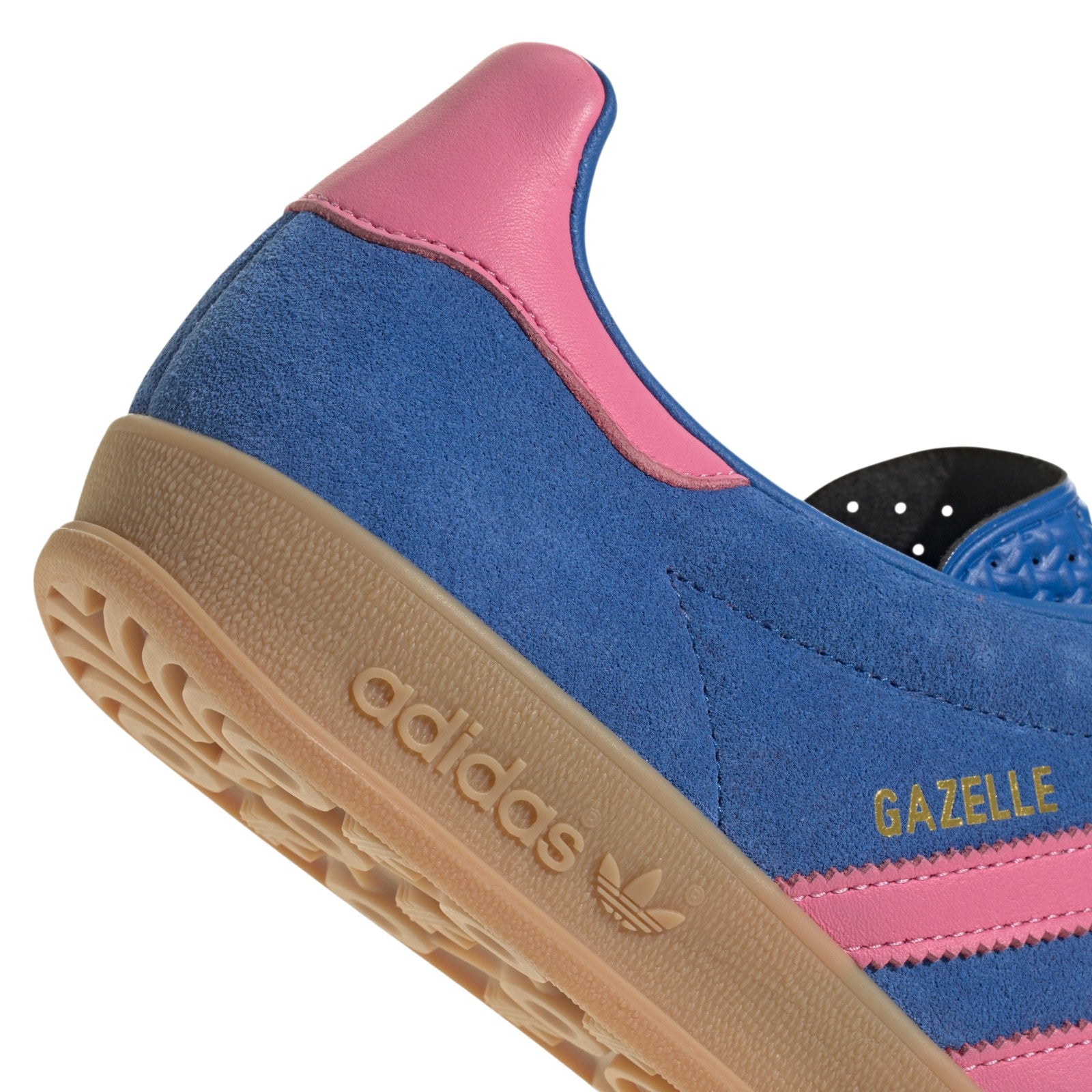adidas Originals Gazelle Indoor Shoes - Blue / Bliss Pink / Gum