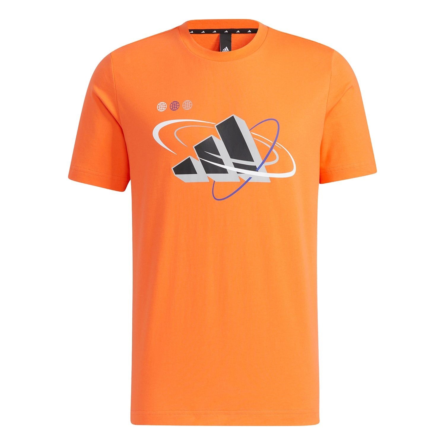 adidas Graphic Badge of Sport + Tee - Orange - ViaductClothing - -