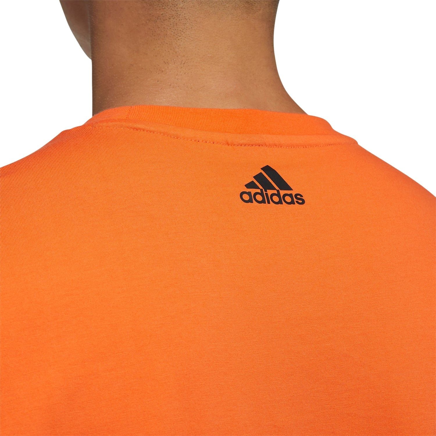 adidas Graphic Badge of Sport + Tee - Orange - ViaductClothing - -