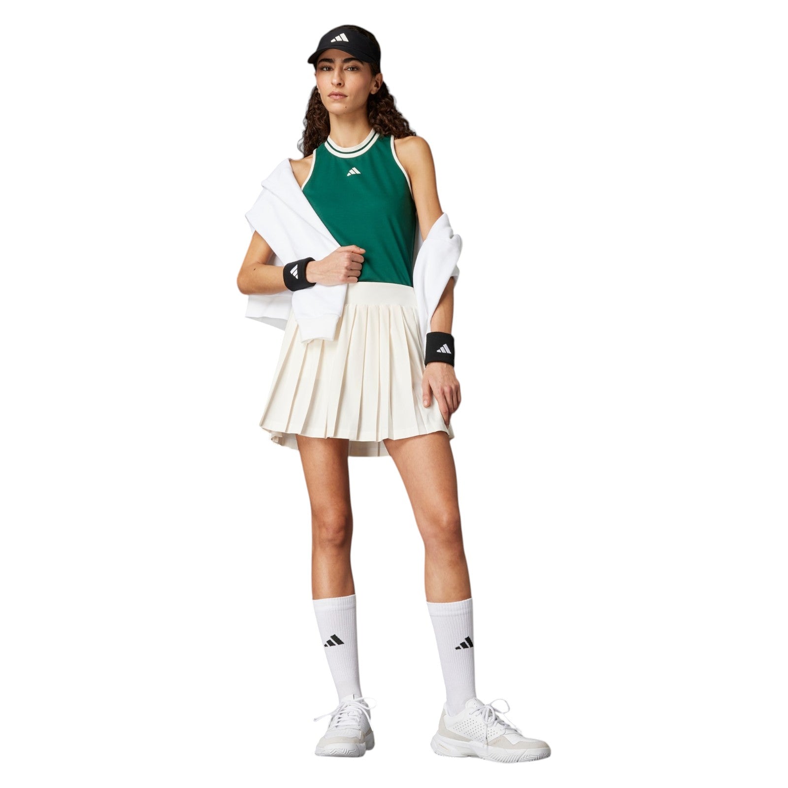 adidas Originals Women's Heritage Tennis Classic Skirt - Chalk White