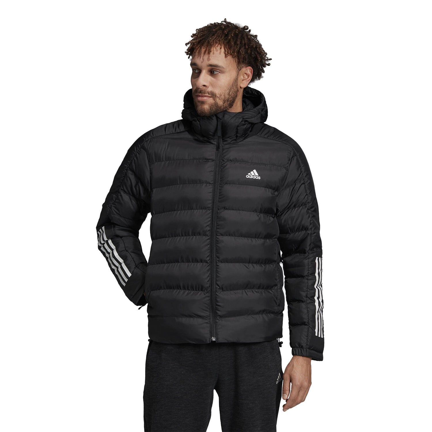 adidas Itavic 3-Stripes 2.0 Winter Jacket - Black - ViaductClothing - -