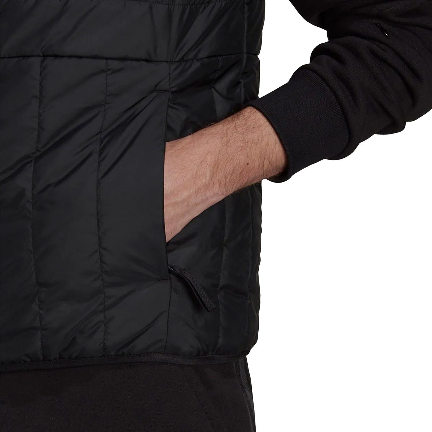 adidas Itavic 3 Stripe Puffer Gilet - Black - ViaductClothing - -