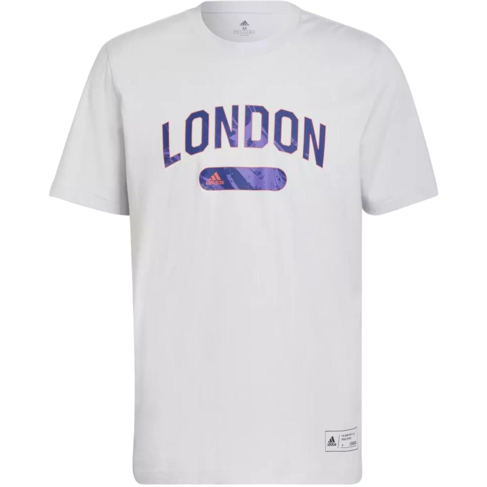 adidas London Graphic Tee - Grey - ViaductClothing - -