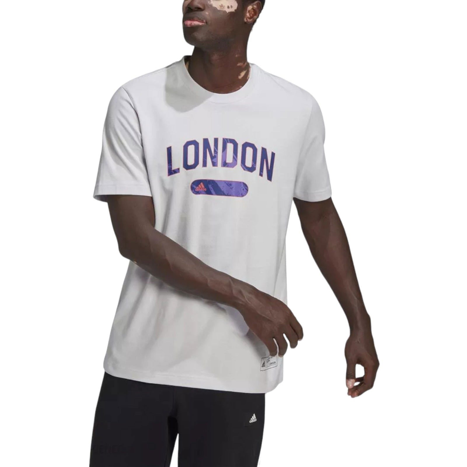 adidas London Graphic Tee - Grey - ViaductClothing - -