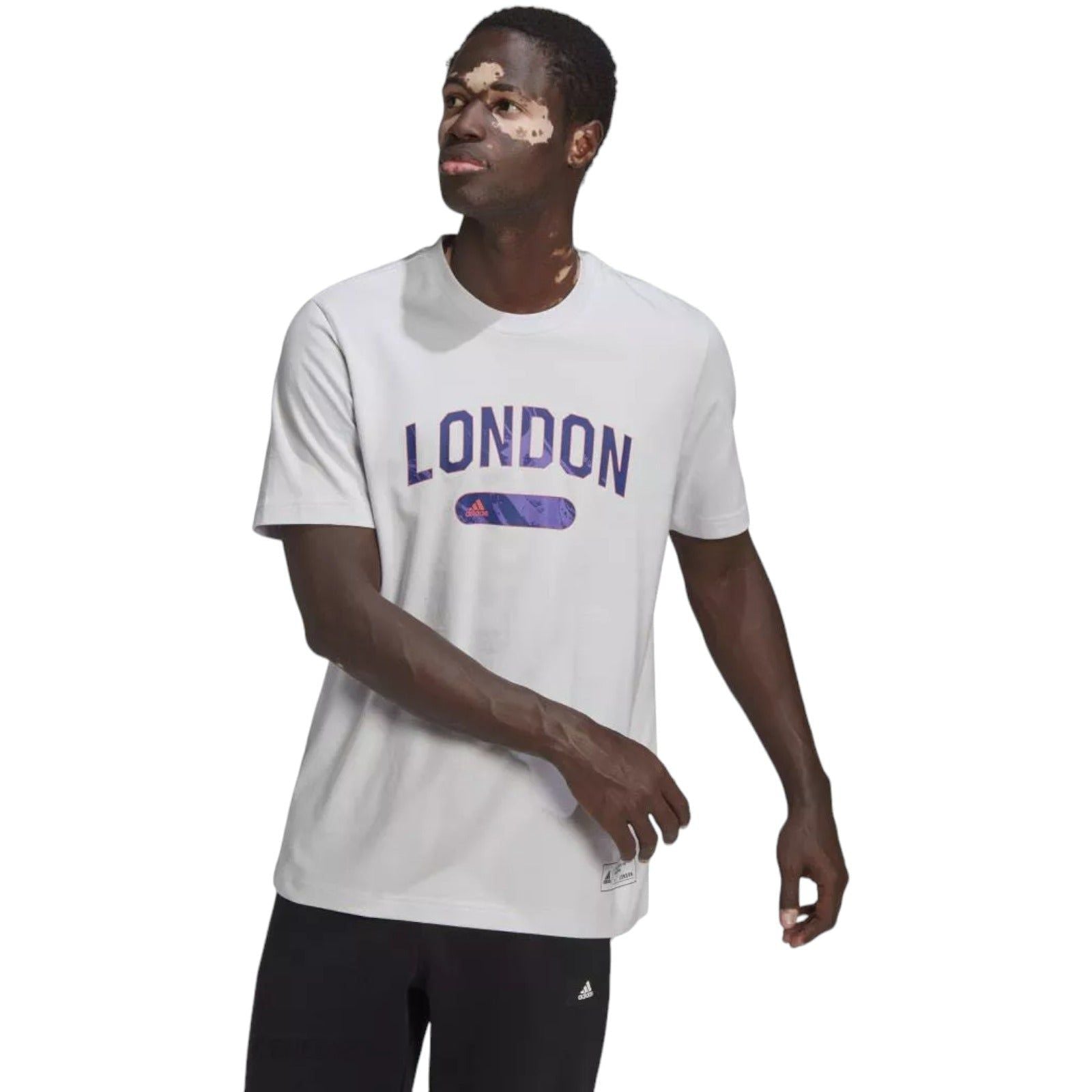 adidas London Graphic Tee - Grey - ViaductClothing - -