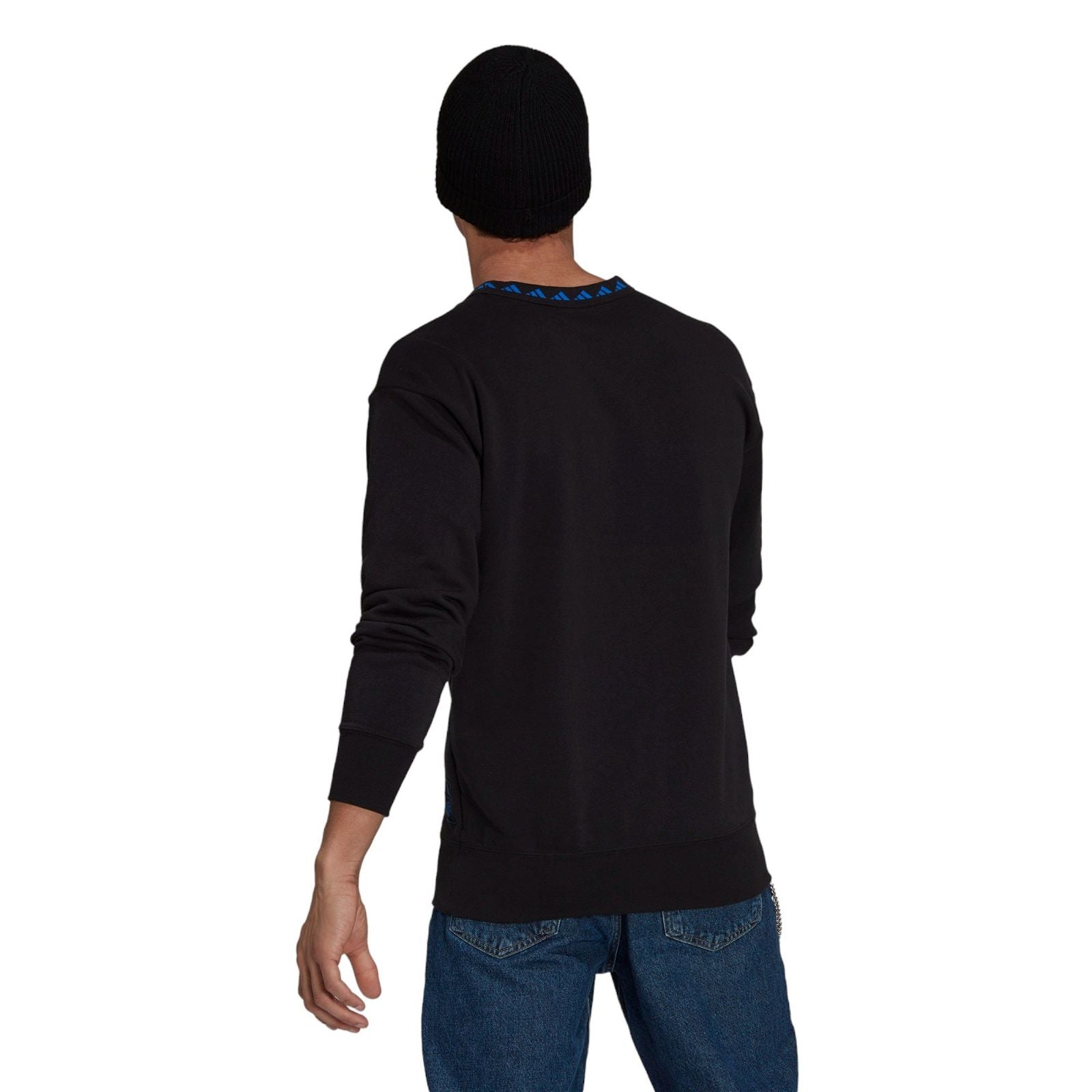adidas Manchester United Icons Crew Sweatshirt - Black - ViaductClothing - -